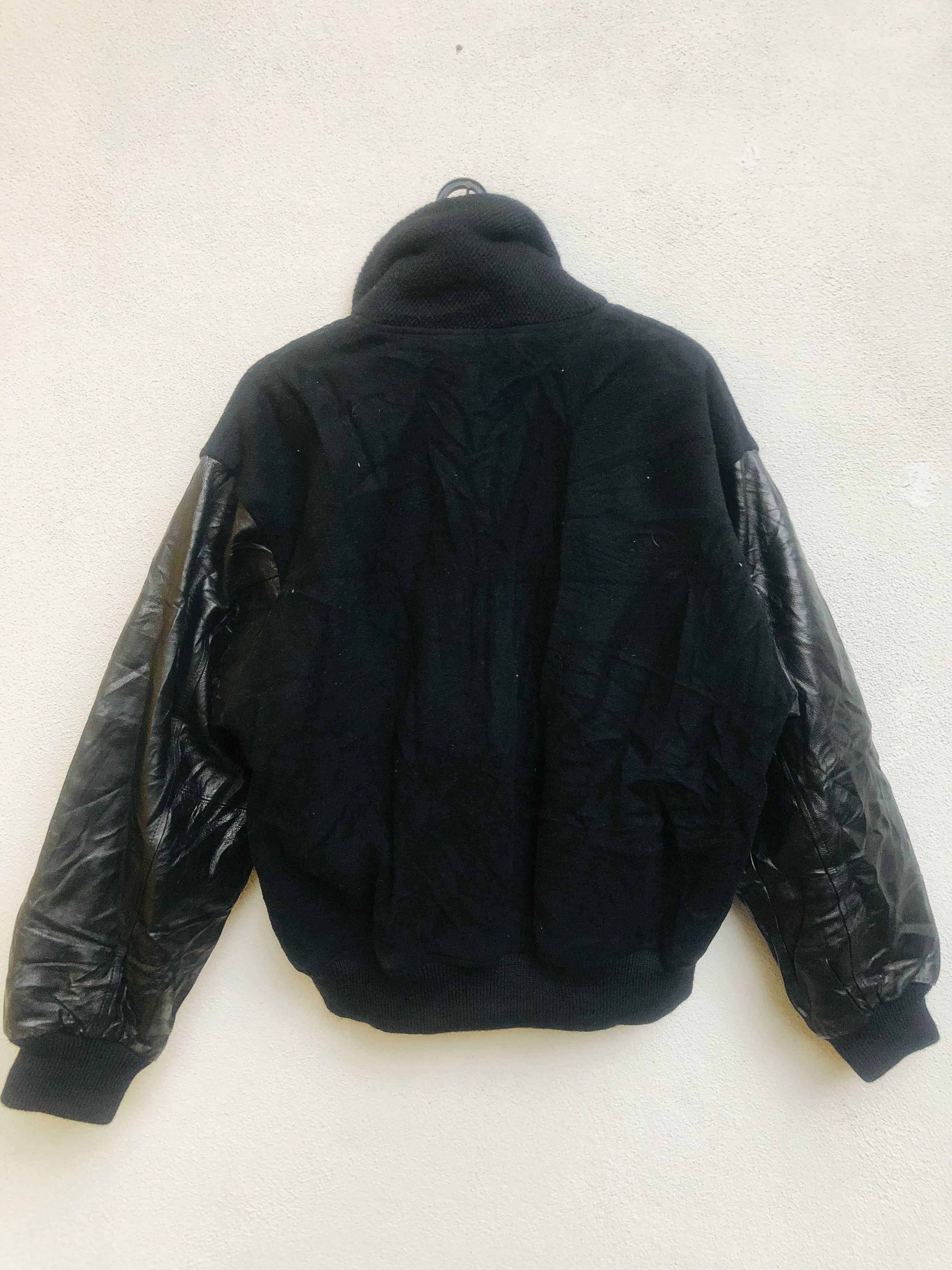 Japanese Brand × Vintage Vintage Bjorn Borg Semi Leather Jacket Fashion Style Size US L / EU 52-54 / 3 - 3 Thumbnail
