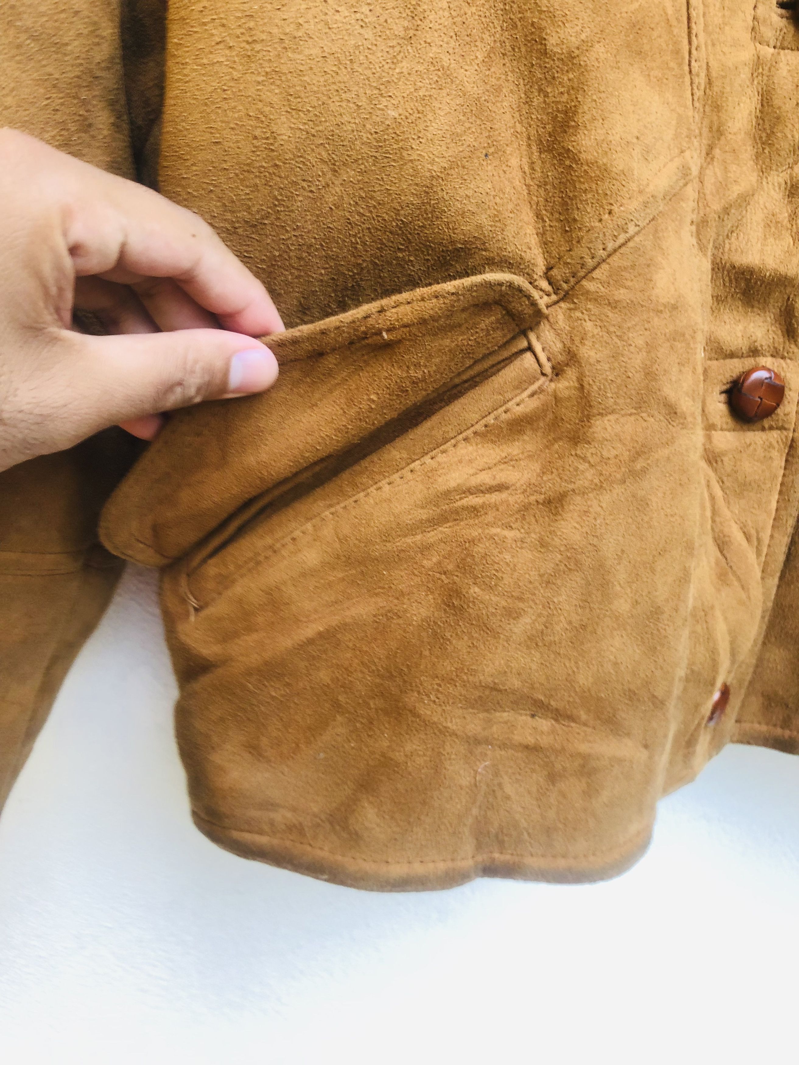Japanese Brand × Vintage Vintage Palmus Japan Leather Jacket Designer Fashion Style Size US L / EU 52-54 / 3 - 6 Thumbnail
