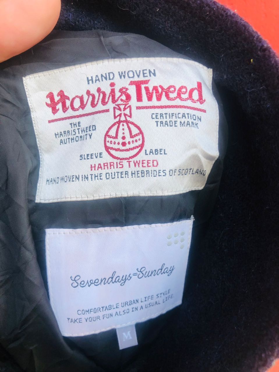 Harris Tweed × Japanese Brand × Vintage Vintage Harris Tweed Designer Fashion Style Jacket Size US M / EU 48-50 / 2 - 9 Thumbnail