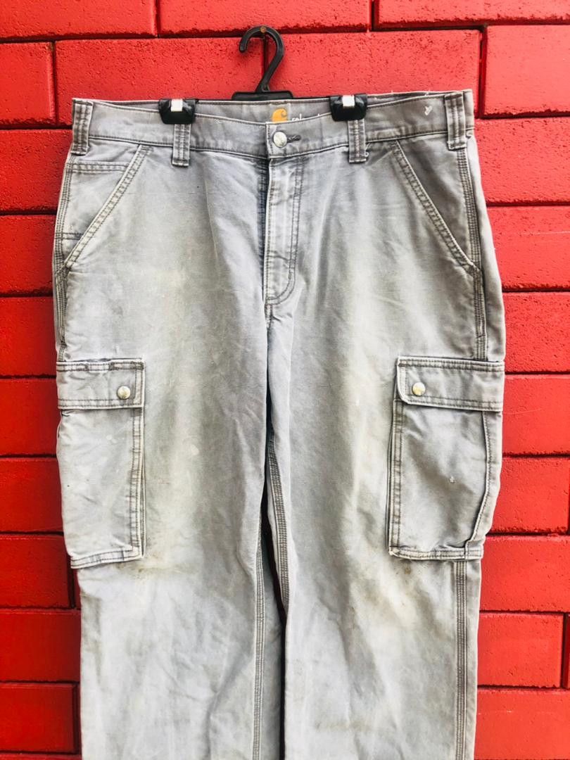 Carhartt × Japanese Brand × Vintage Vintage Carhatt Worker Streetwear Fashion Style Size US 36 / EU 52 - 3 Thumbnail