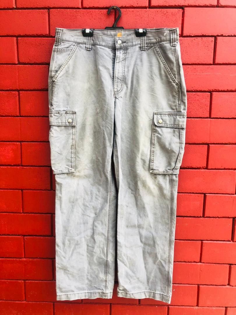 Carhartt × Japanese Brand × Vintage Vintage Carhatt Worker Streetwear Fashion Style Size US 36 / EU 52 - 1 Thumbnail