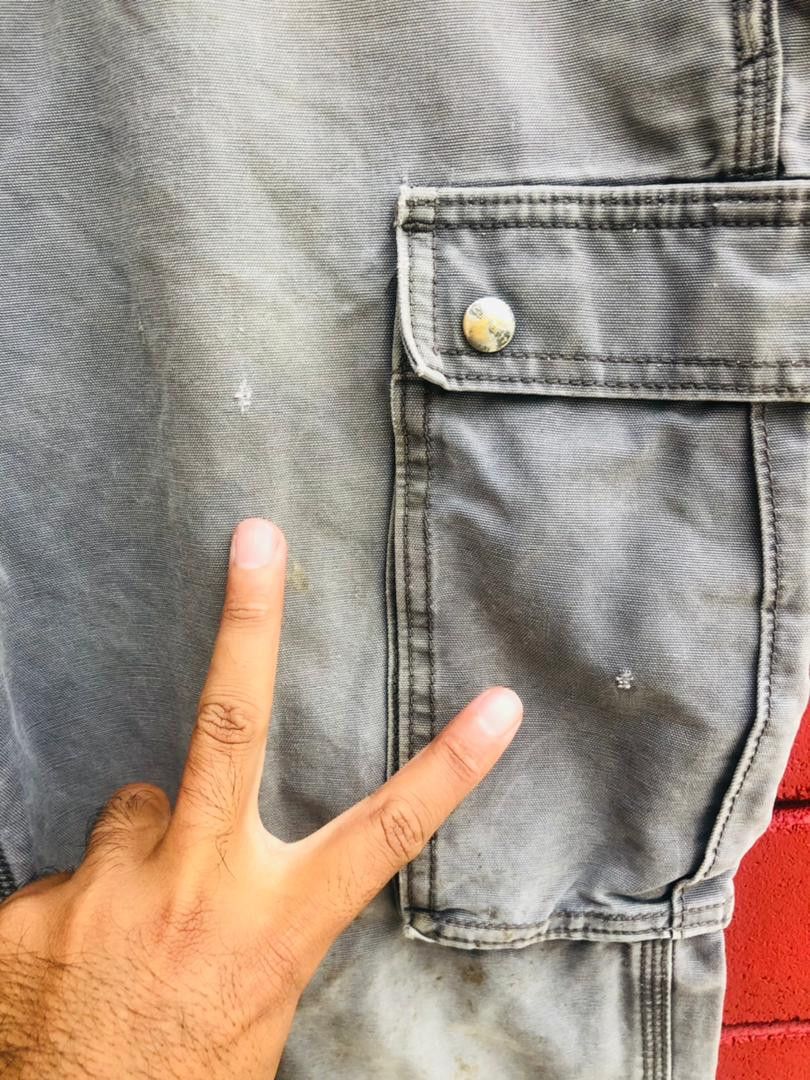 Carhartt × Japanese Brand × Vintage Vintage Carhatt Worker Streetwear Fashion Style Size US 36 / EU 52 - 4 Thumbnail