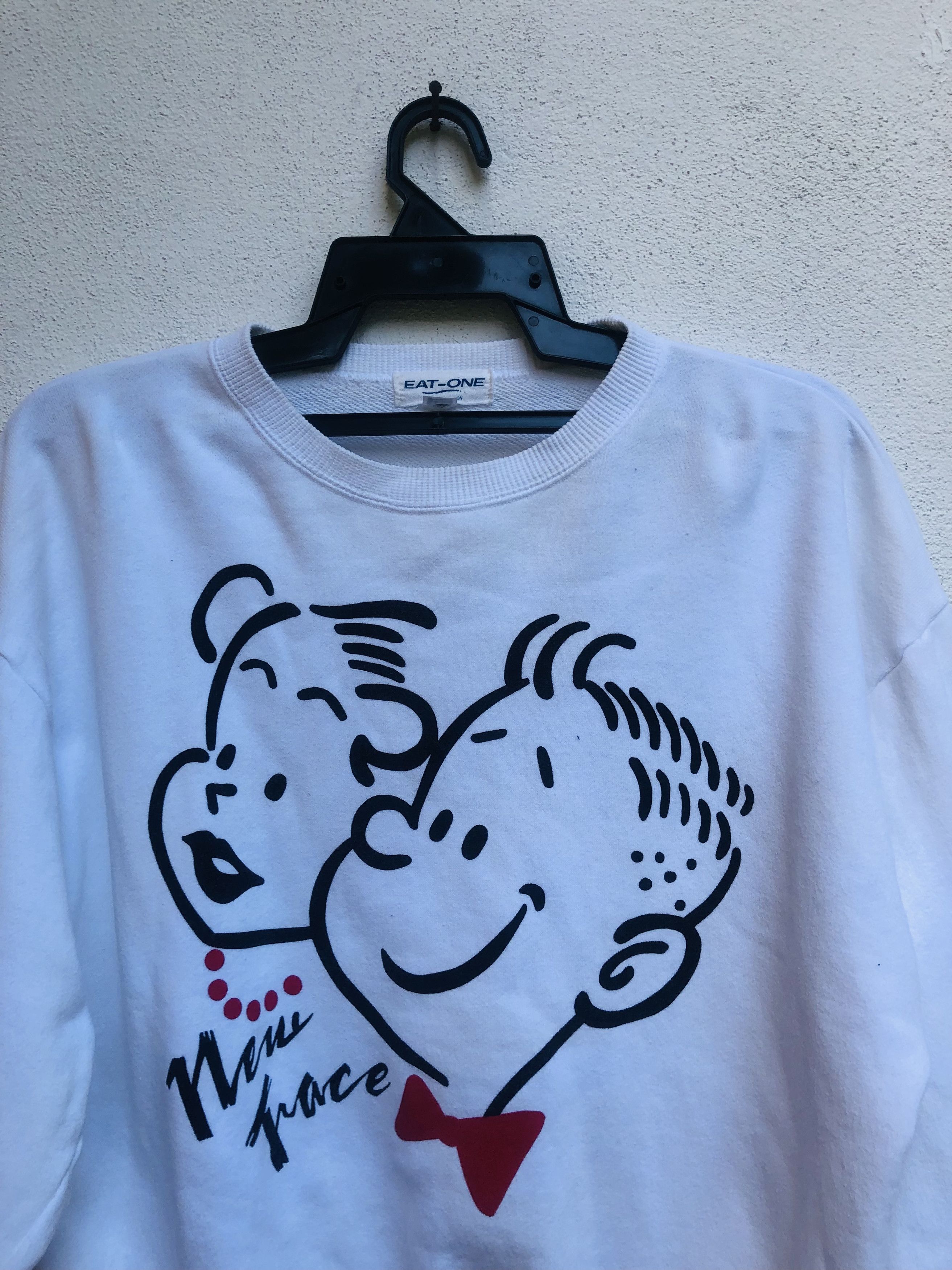 Japanese Brand × Vintage Vintage Eat One Streetwear Fashion Style Sweatshirt Size US M / EU 48-50 / 2 - 3 Thumbnail