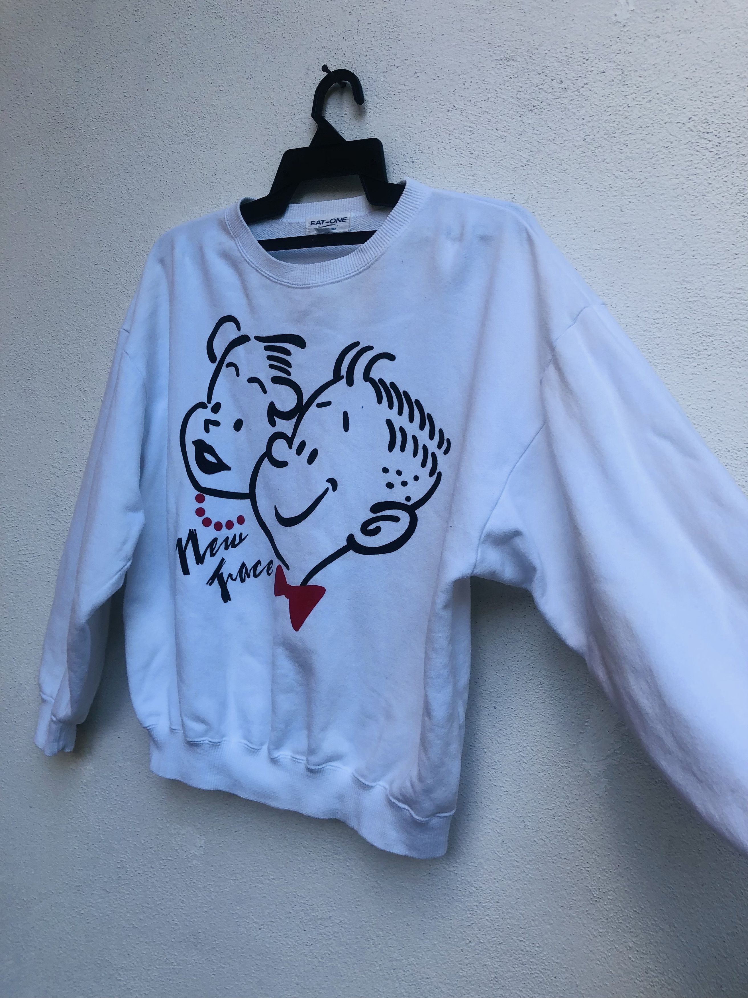 Japanese Brand × Vintage Vintage Eat One Streetwear Fashion Style Sweatshirt Size US M / EU 48-50 / 2 - 5 Thumbnail
