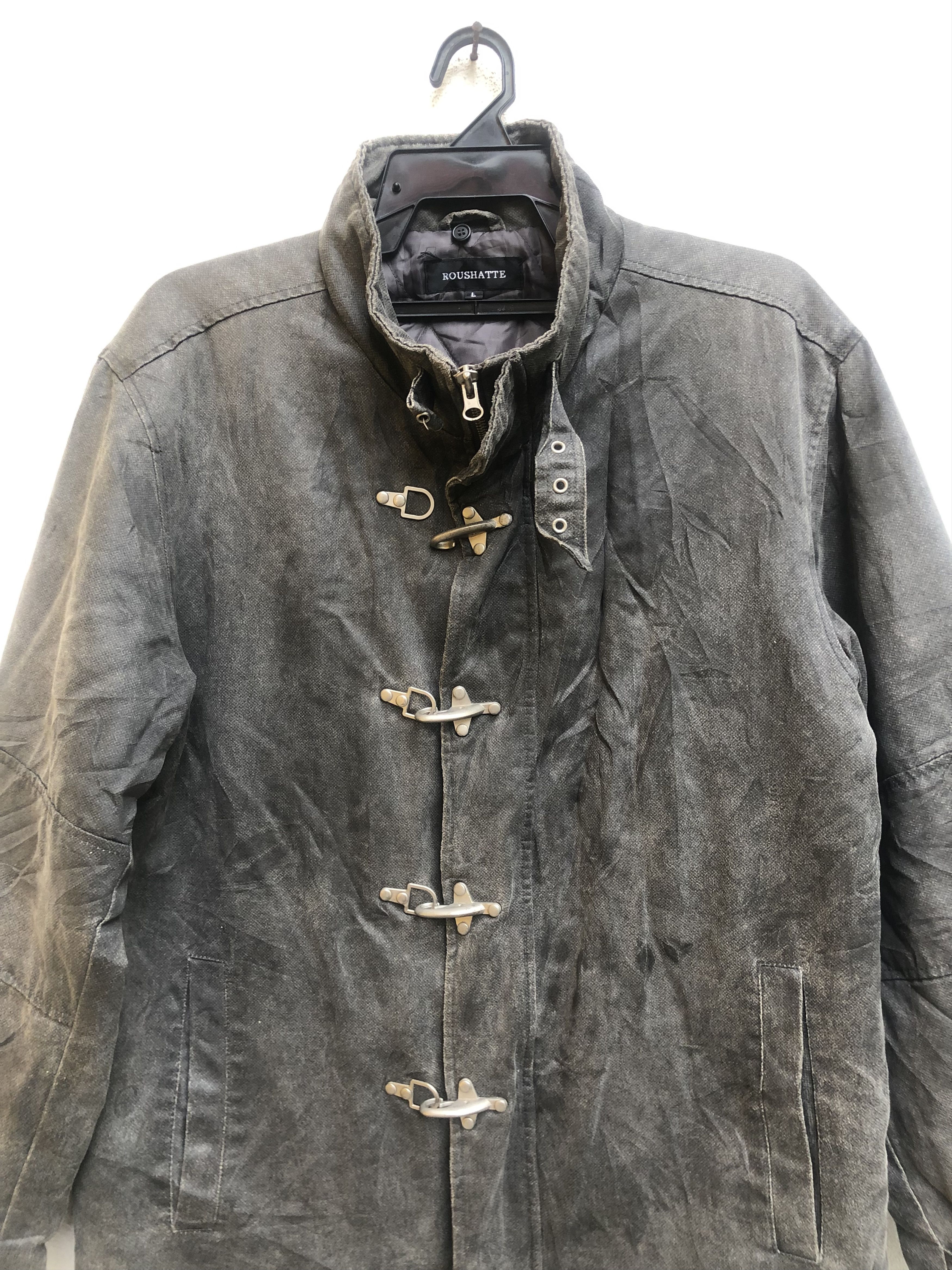 Japanese Brand Vintage Roushatte Hook Steel Metal Zipper Designer Style Size US L / EU 52-54 / 3 - 3 Thumbnail