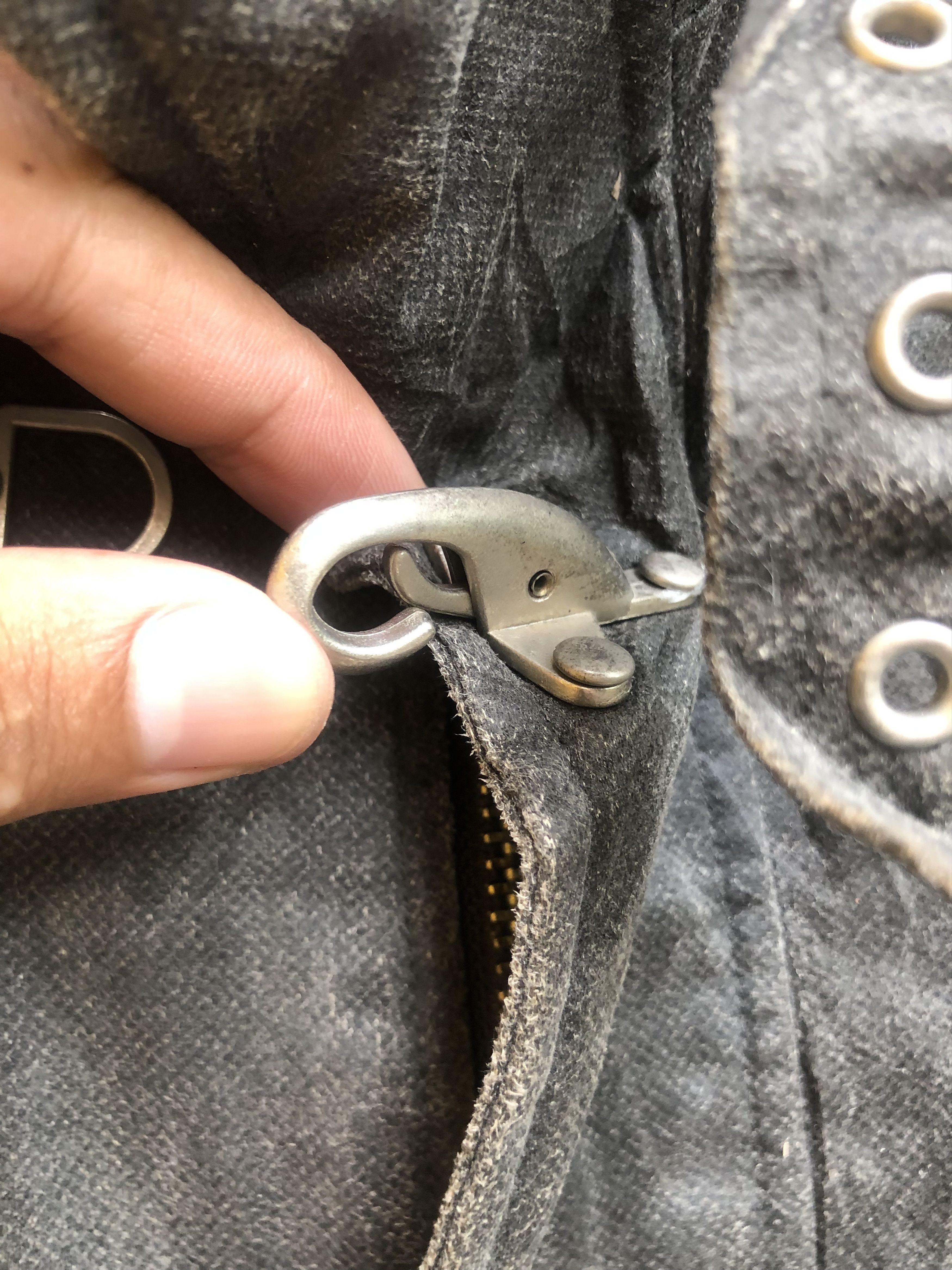 Japanese Brand Vintage Roushatte Hook Steel Metal Zipper Designer Style Size US L / EU 52-54 / 3 - 10 Thumbnail