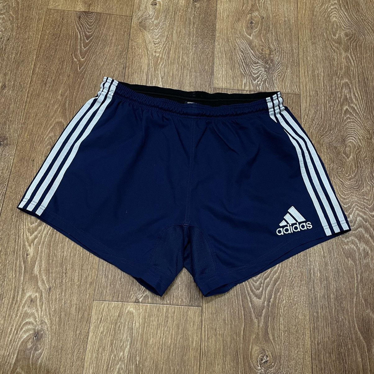 Vintage Vintage Adidas Striped Shorts Y2K Streetwear Baggy Faded 34 Size US 34 / EU 50 - 2 Thumbnail