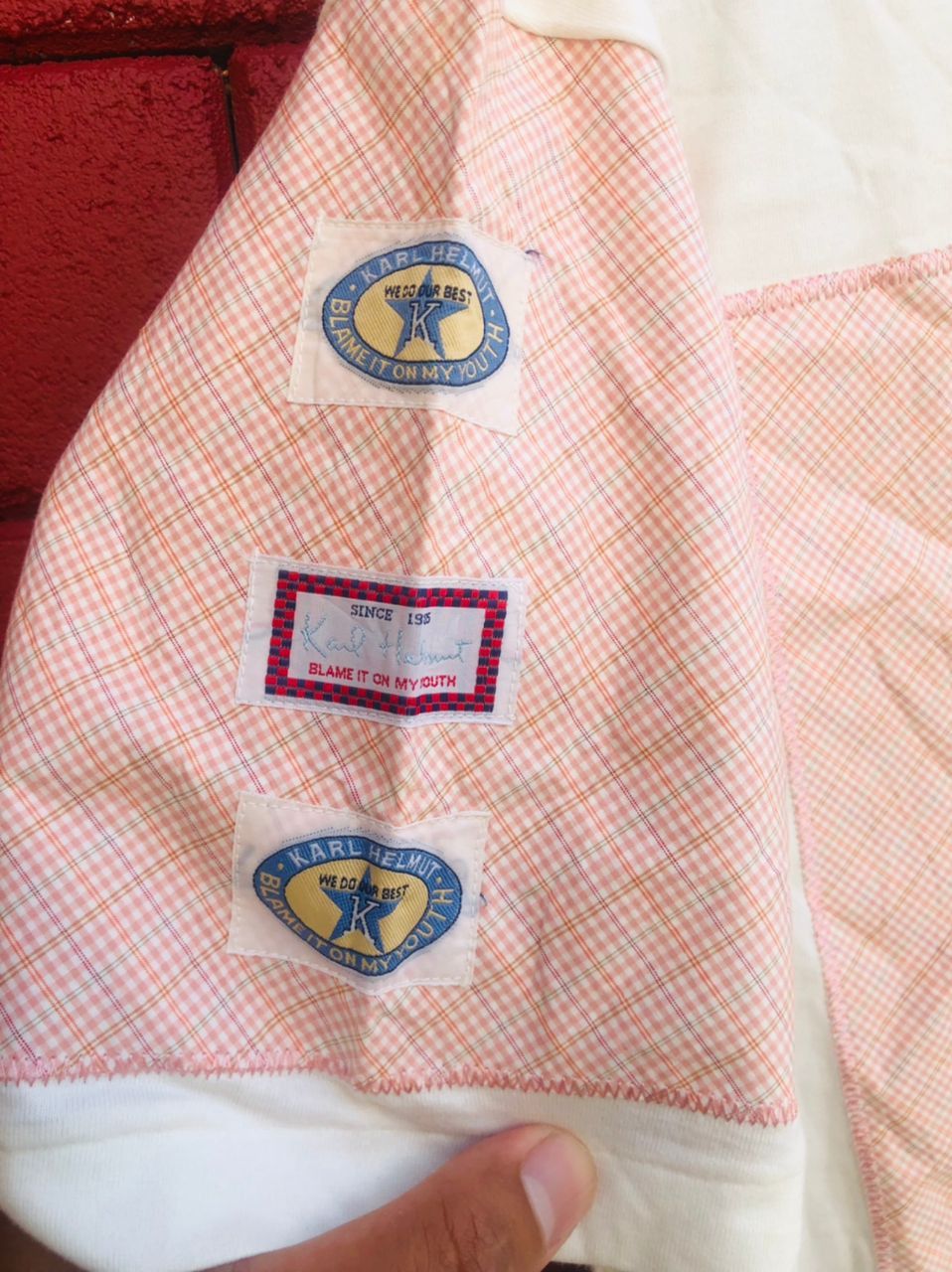 Japanese Brand × Vintage Vintage Karl Helmut Big Logo Designer Fashion Style Japan Size US L / EU 52-54 / 3 - 6 Thumbnail