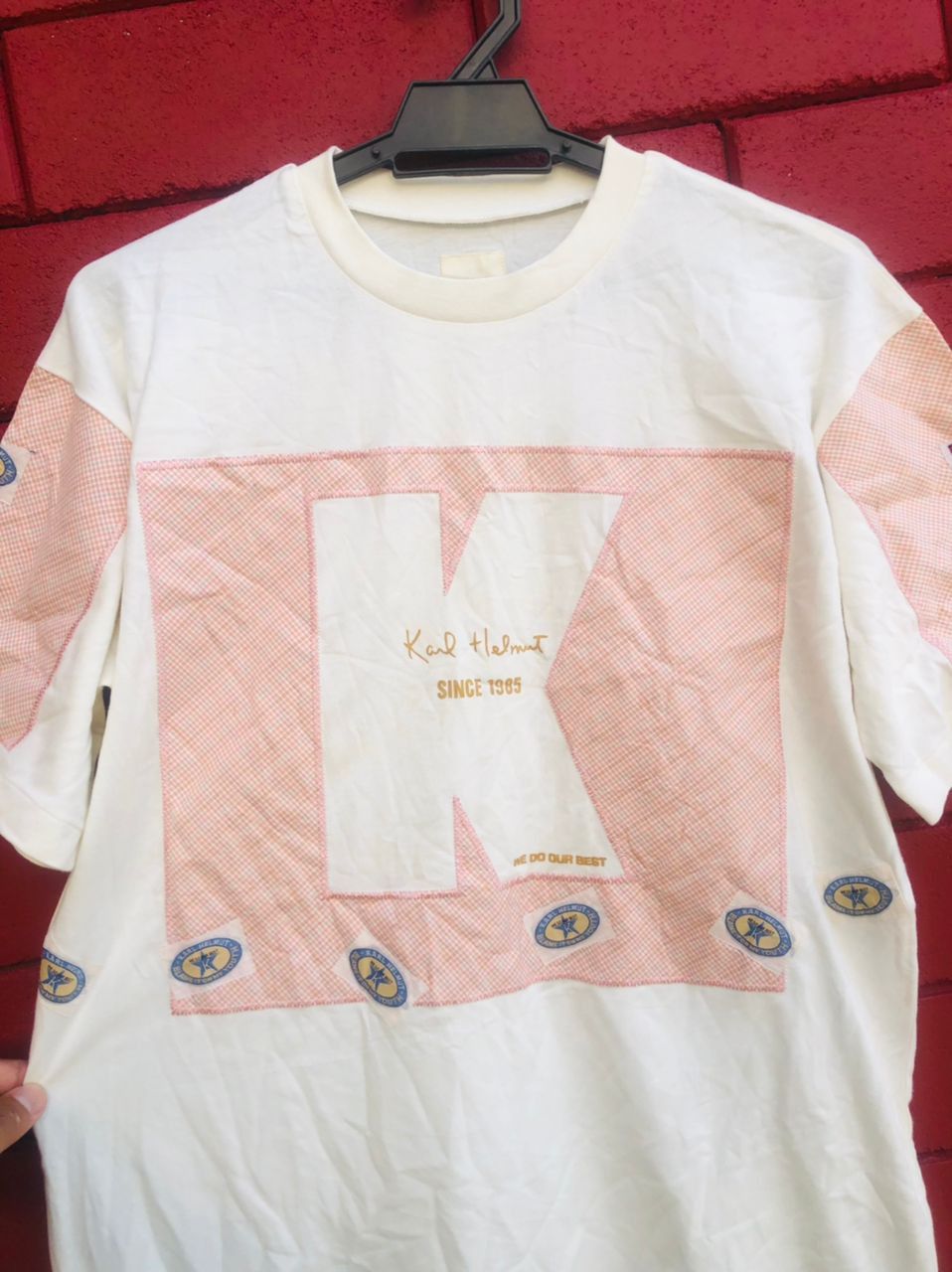 Japanese Brand × Vintage Vintage Karl Helmut Big Logo Designer Fashion Style Japan Size US L / EU 52-54 / 3 - 3 Thumbnail