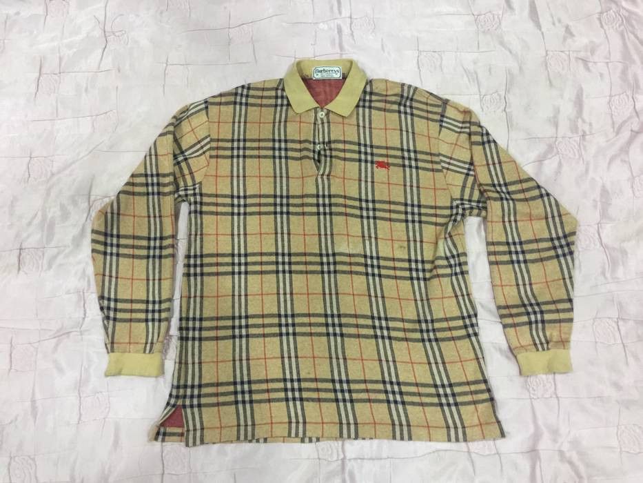 Burberry × Designer × Japanese Brand Vintage Burberrys Of London Monogram Zucca Shirt Size US L / EU 52-54 / 3 - 1 Thumbnail