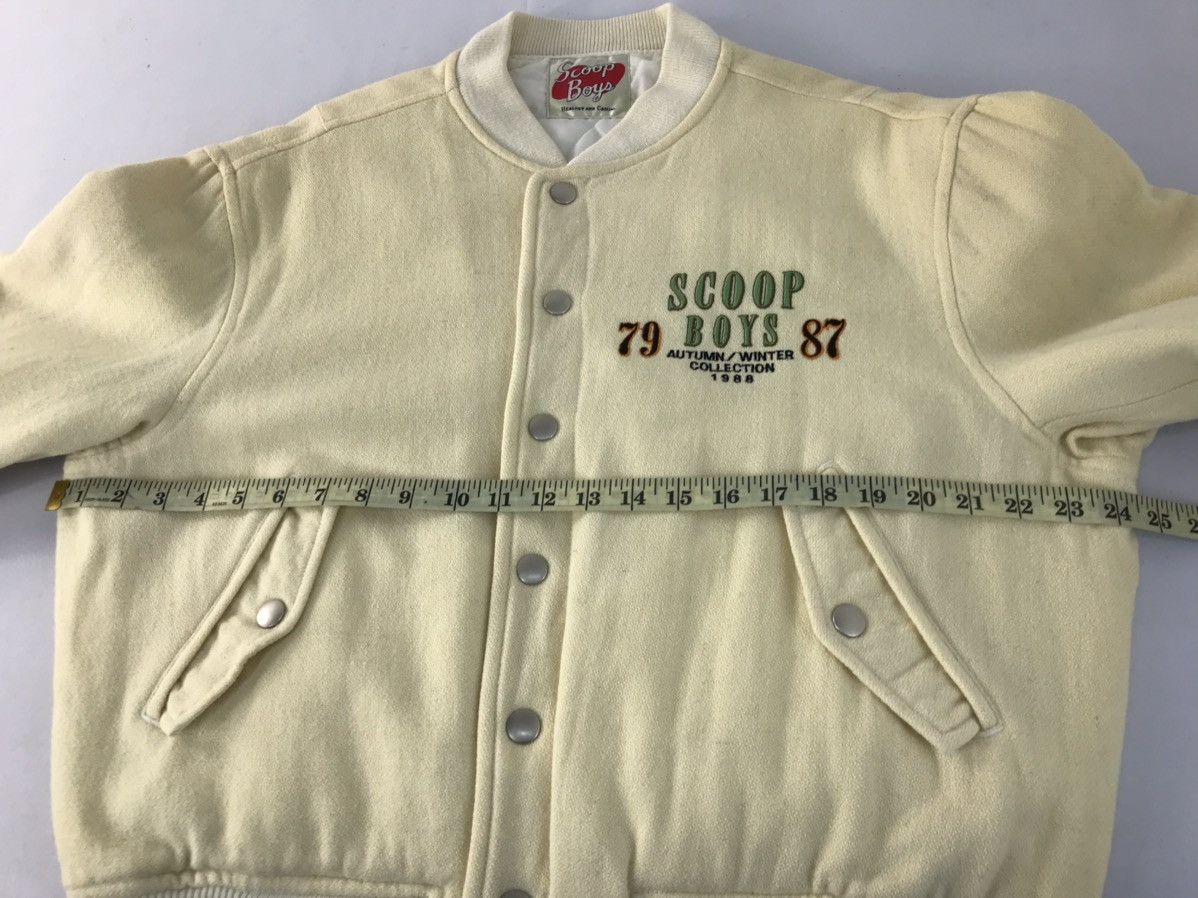 Japanese Brand × Vintage Vtg Varsity Jacket Wool Scoop Boys Big Logo Beck Style Size US XL / EU 56 / 4 - 14 Thumbnail