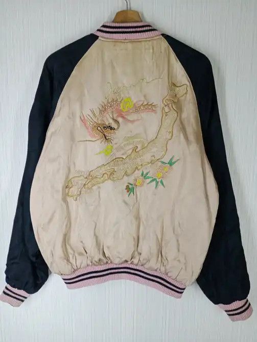 Japanese Brand Rare Vintage Japanese Sukajan Reversible Satin Jacket Size US M / EU 48-50 / 2 - 3 Thumbnail