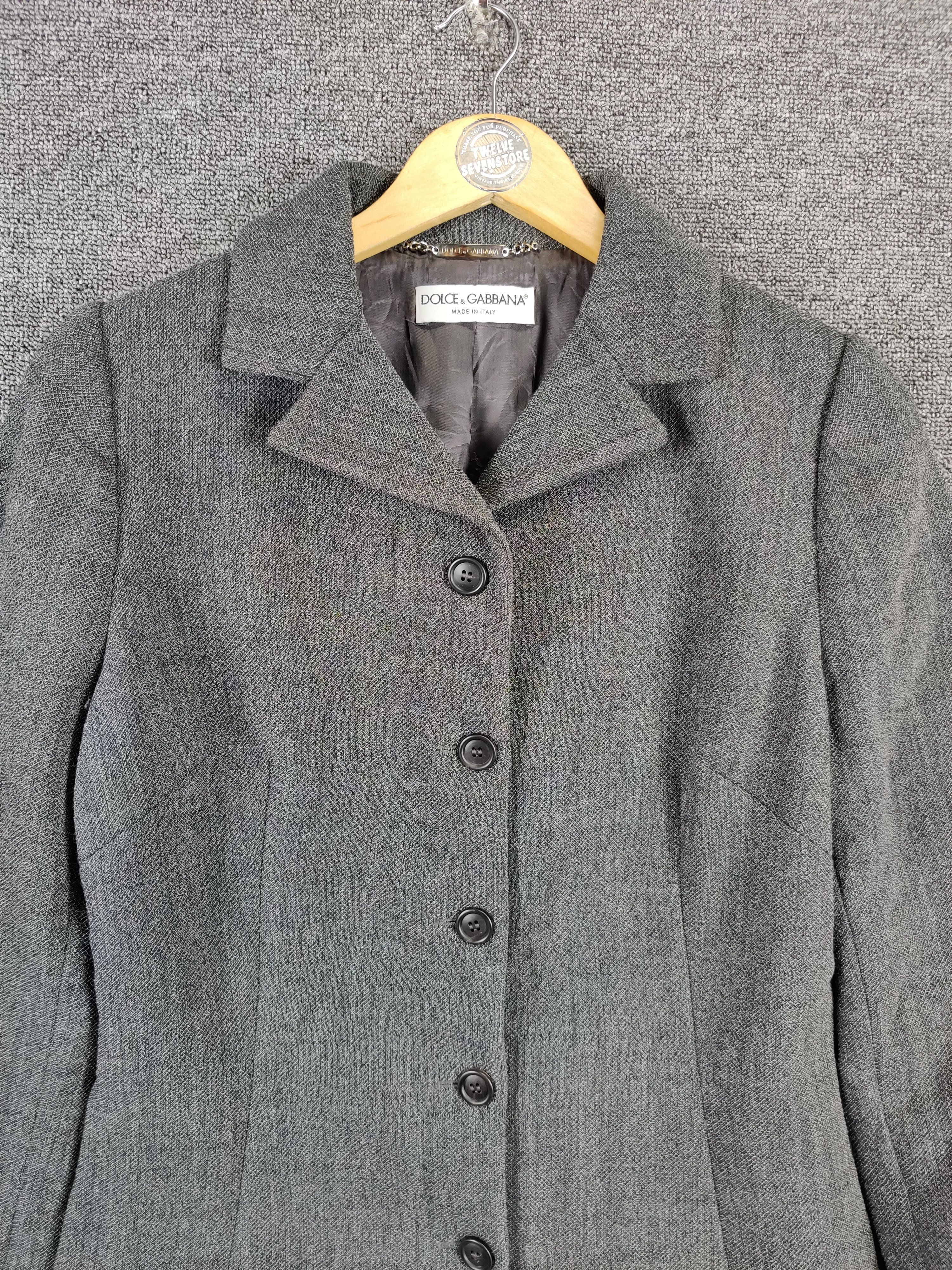 Dolce & Gabbana Vintage Dolce & Gabbana Single Breasted Wool Long Coat Size US M / EU 48-50 / 2 - 5 Thumbnail