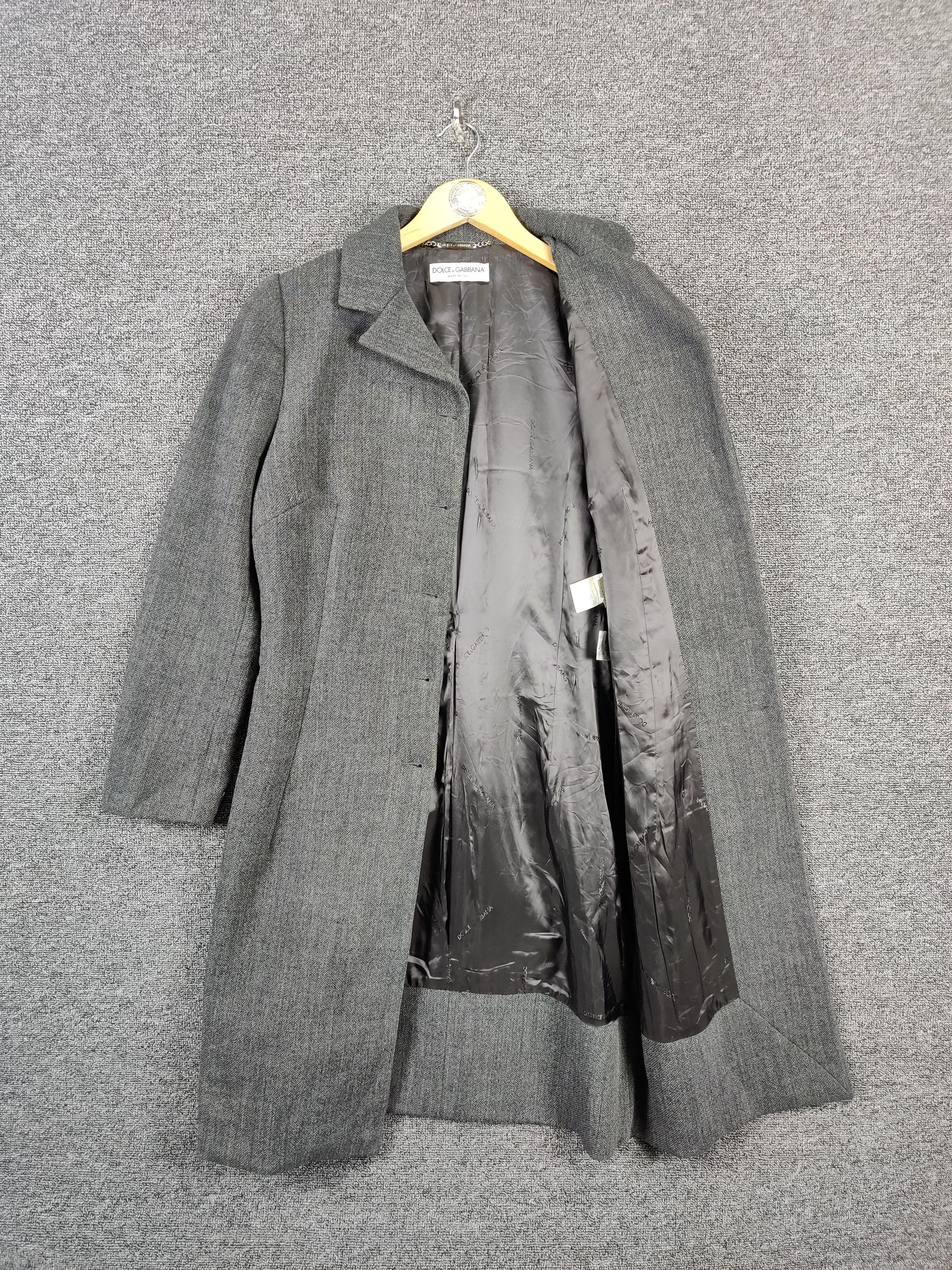 Dolce & Gabbana Vintage Dolce & Gabbana Single Breasted Wool Long Coat Size US M / EU 48-50 / 2 - 7 Thumbnail
