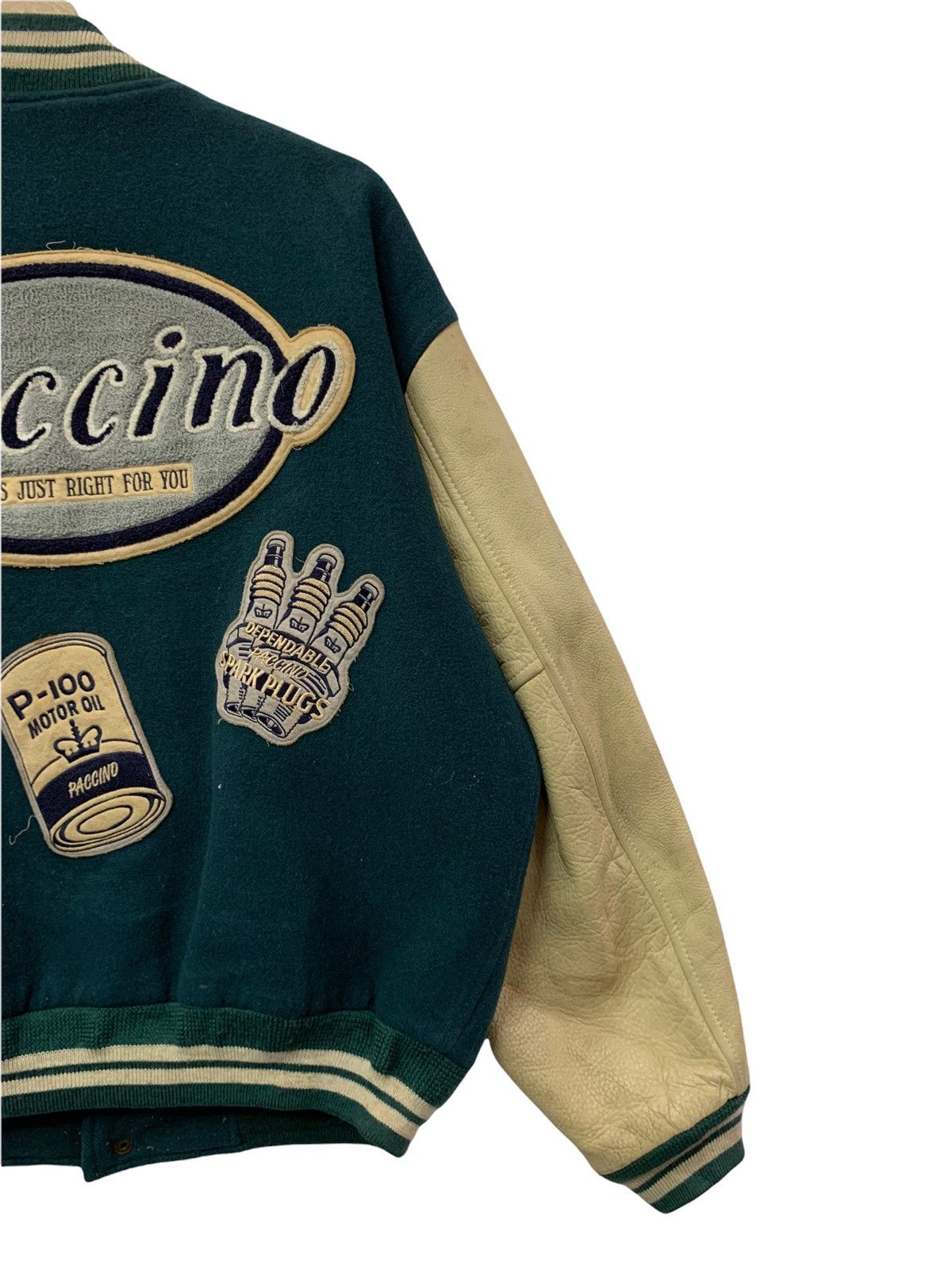 Japanese Brand 🔥VTG PACINO VARSITY JACKETS LEATHER SLEEVES Size US L / EU 52-54 / 3 - 3 Thumbnail
