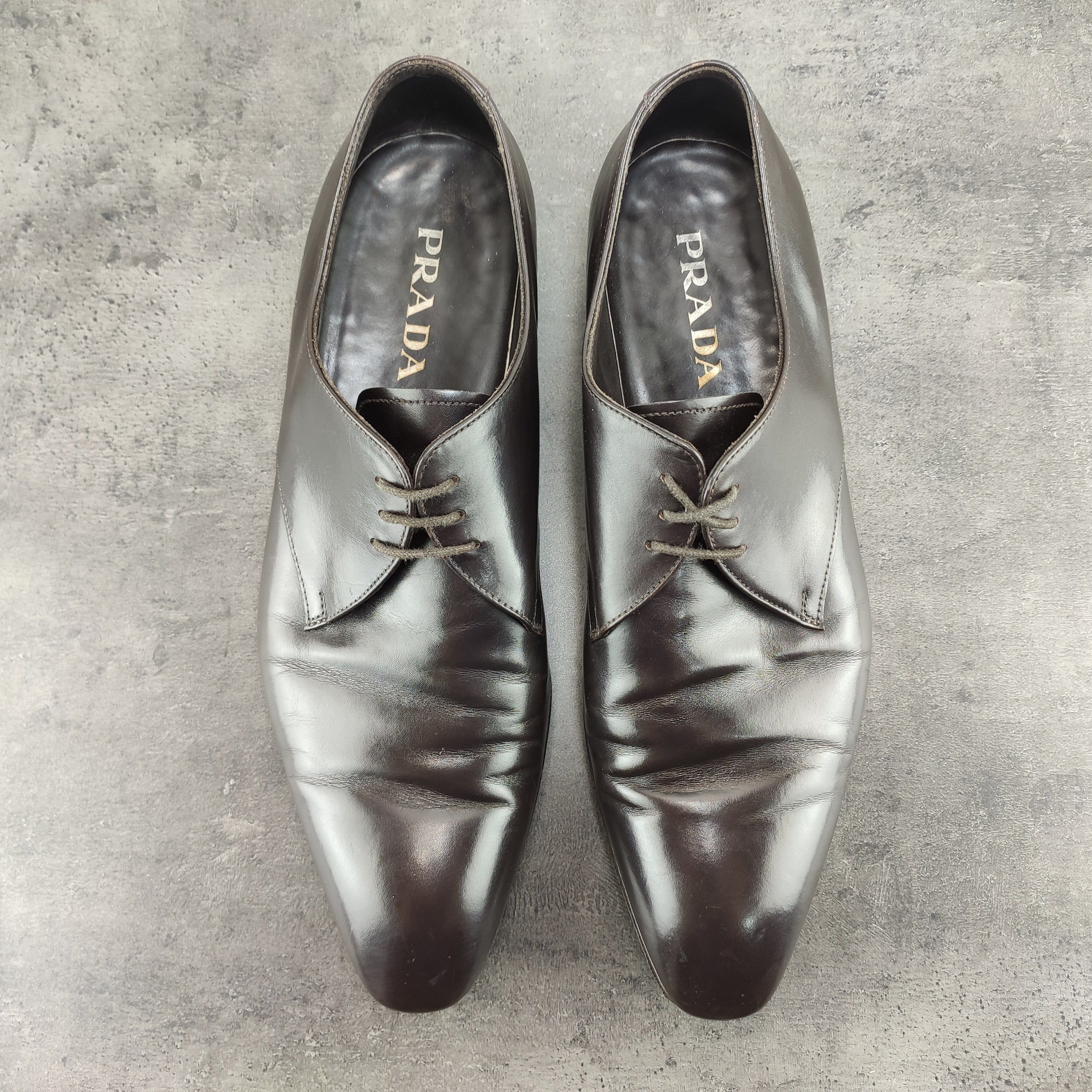 Prada Vintage Prada Leather Oxford Shoes Size US 8.5 / EU 41-42 - 8 Thumbnail