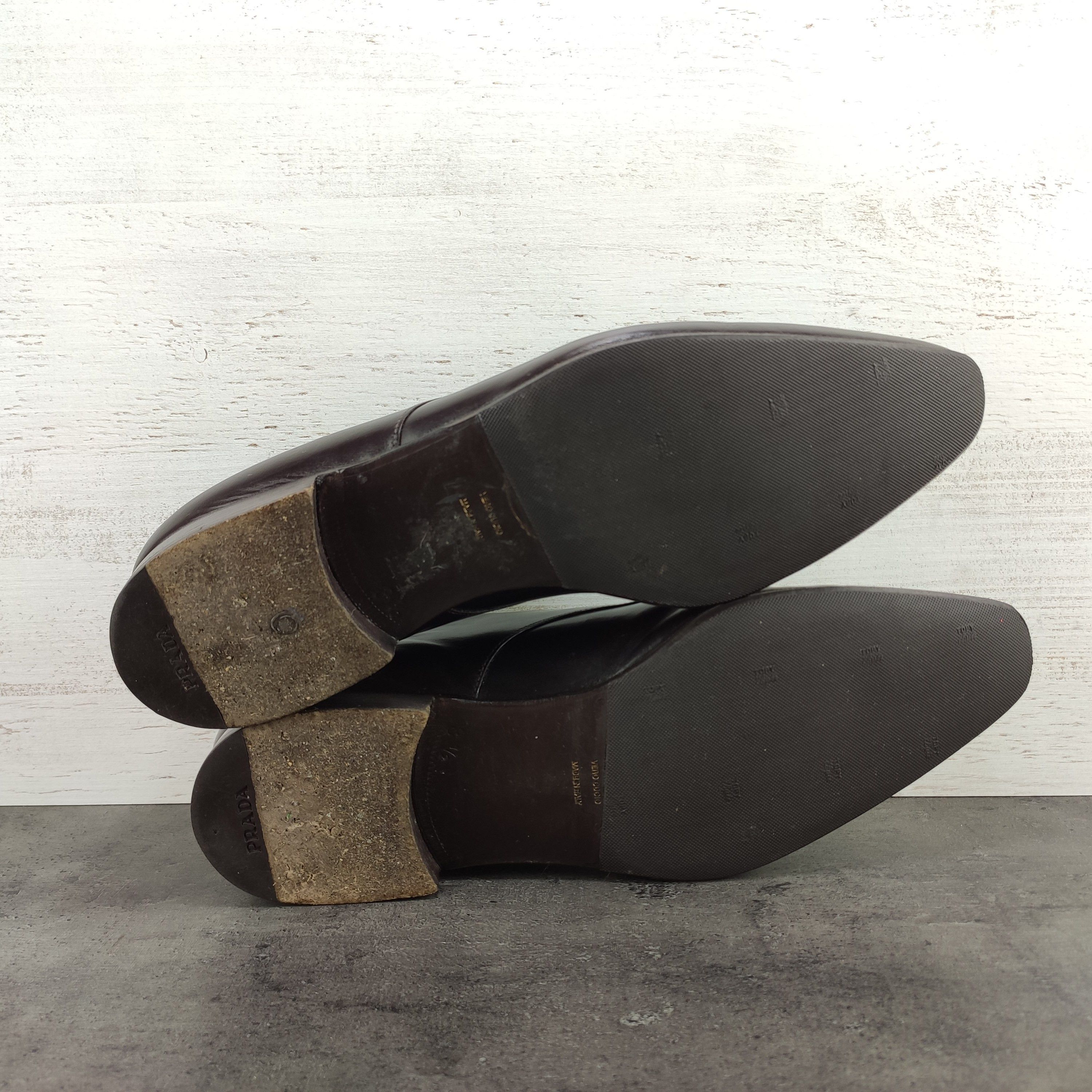 Prada Vintage Prada Leather Oxford Shoes Size US 8.5 / EU 41-42 - 6 Thumbnail