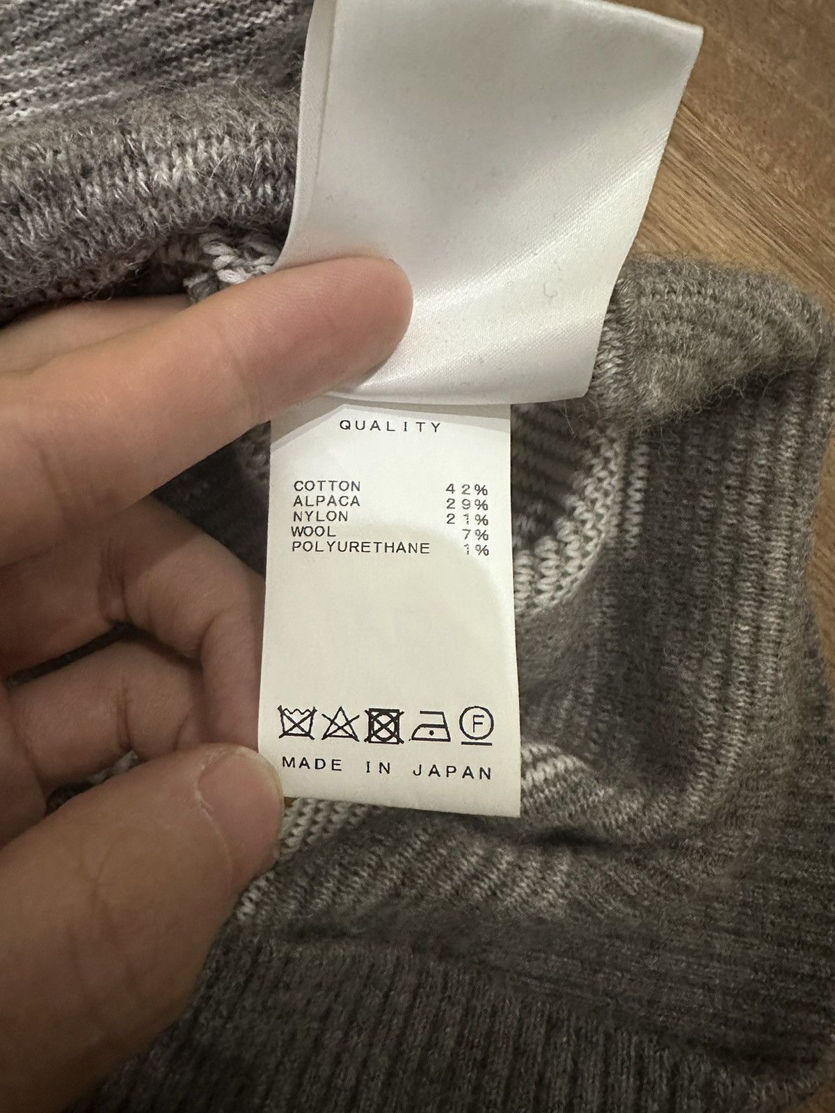 Julius Julius 21FW Baby Alpaca Boxy Sweater Light Gray Size US L / EU 52-54 / 3 - 15 Thumbnail