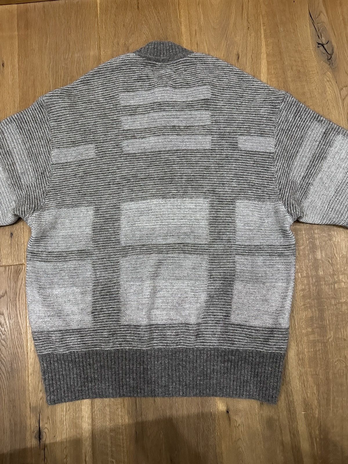 Julius Julius 21FW Baby Alpaca Boxy Sweater Light Gray Size US L / EU 52-54 / 3 - 13 Thumbnail