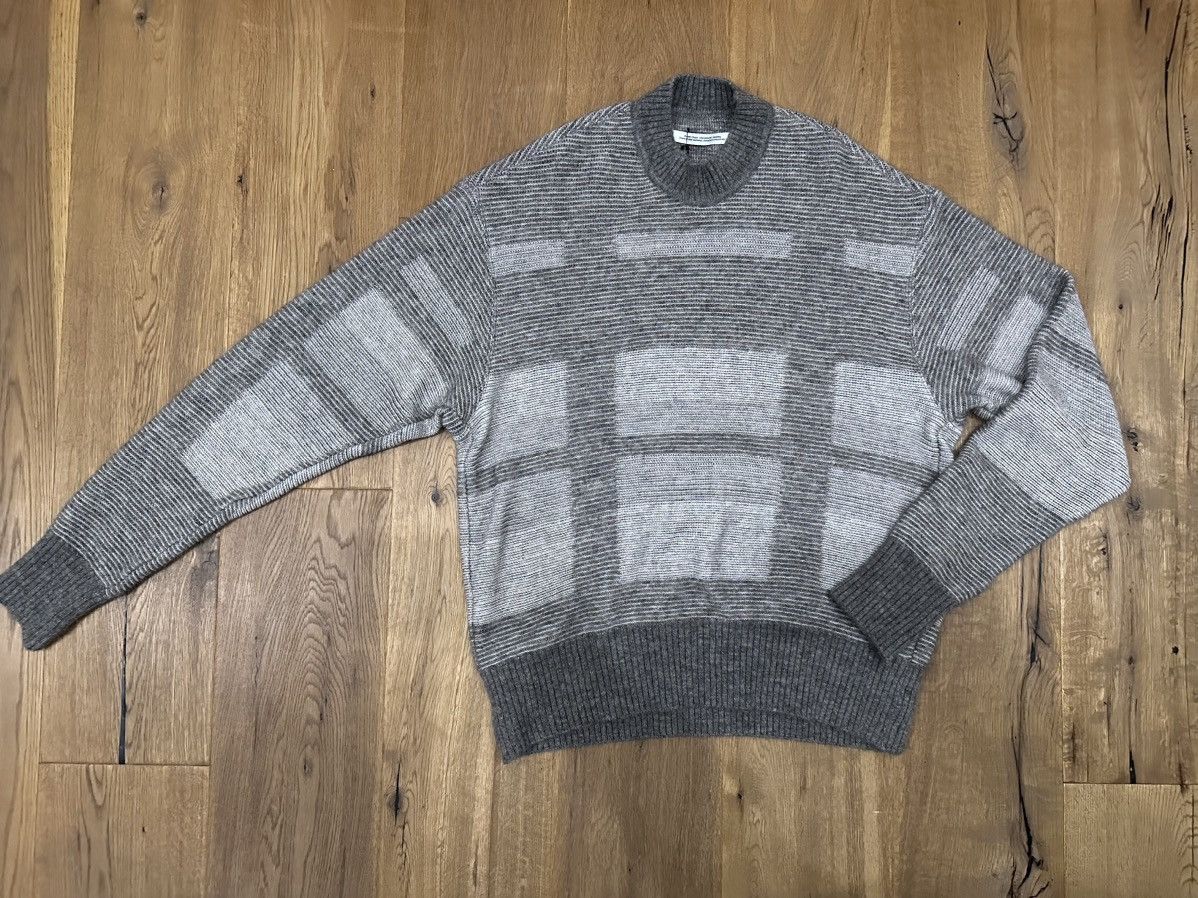 Julius Julius 21FW Baby Alpaca Boxy Sweater Light Gray Size US L / EU 52-54 / 3 - 9 Thumbnail