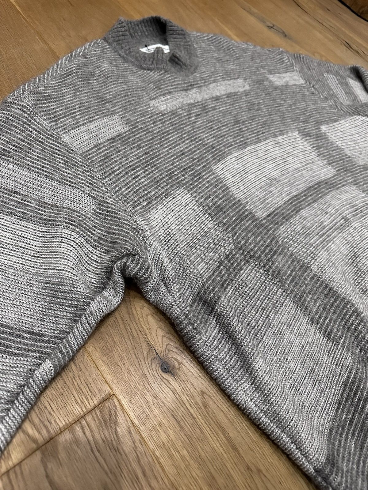 Julius Julius 21FW Baby Alpaca Boxy Sweater Light Gray Size US L / EU 52-54 / 3 - 10 Thumbnail