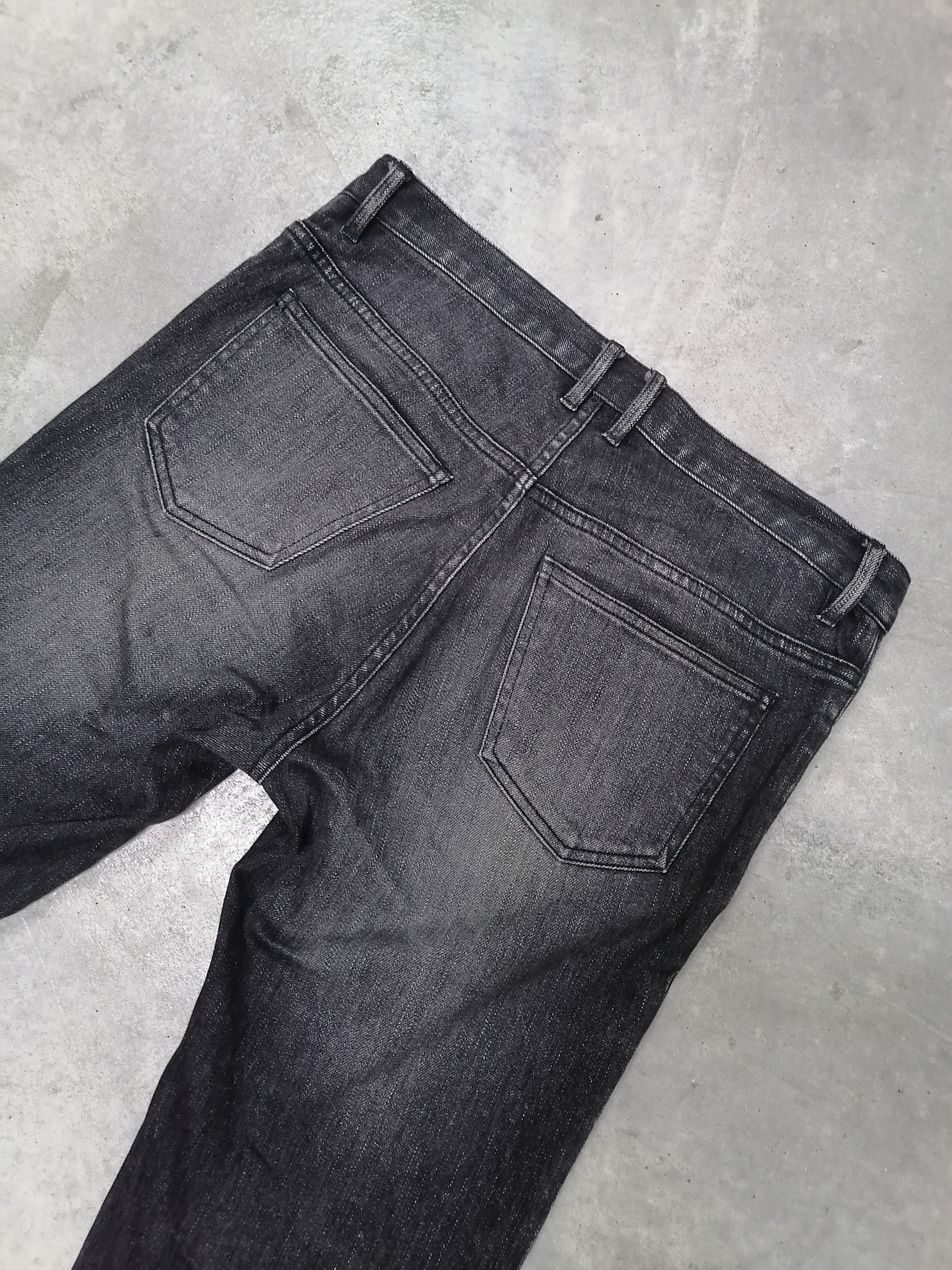 Ato Matsumoto ARCHIVE🔥Masayori Matsumoto Flared Zipper Twist Denim Pants⚡ Size US 30 / EU 46 - 8 Thumbnail