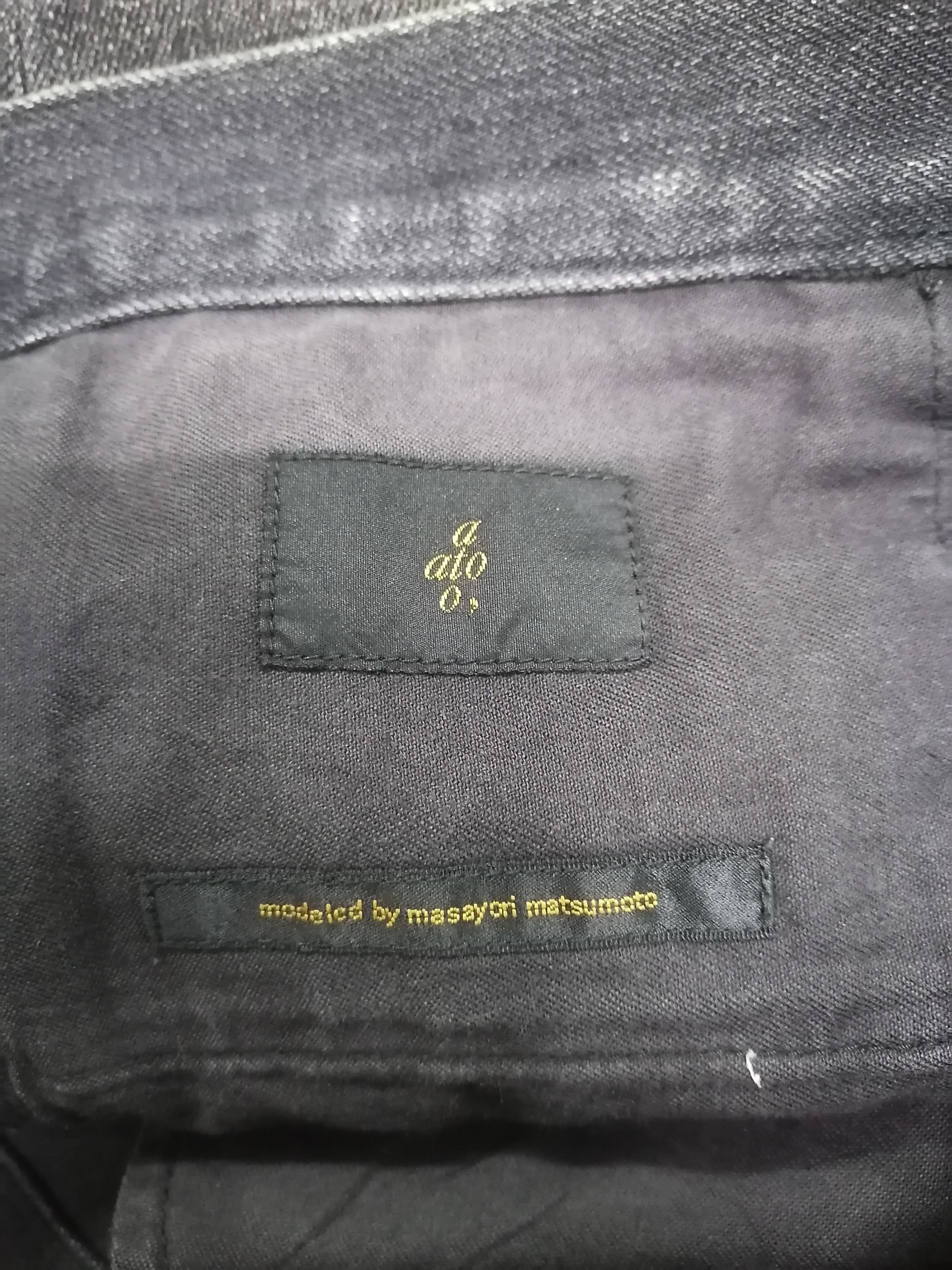 Ato Matsumoto ARCHIVE🔥Masayori Matsumoto Flared Zipper Twist Denim Pants⚡ Size US 30 / EU 46 - 12 Thumbnail