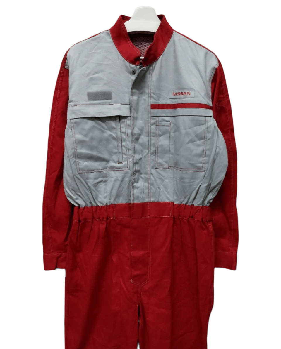 Japanese Brand Vintage Nissan Overalls Size US 35 - 2 Thumbnail