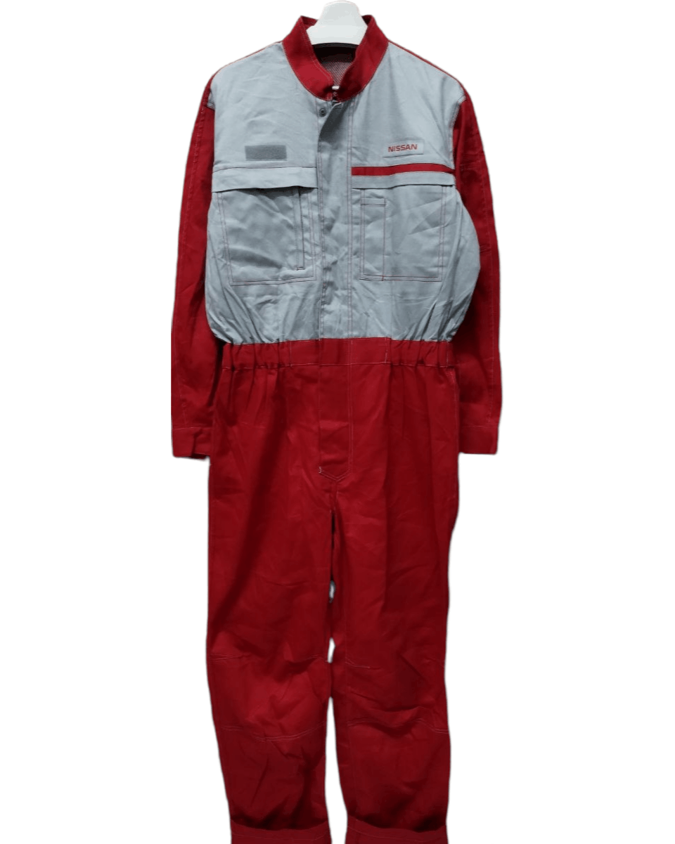 Japanese Brand Vintage Nissan Overalls Size US 35 - 1 Thumbnail