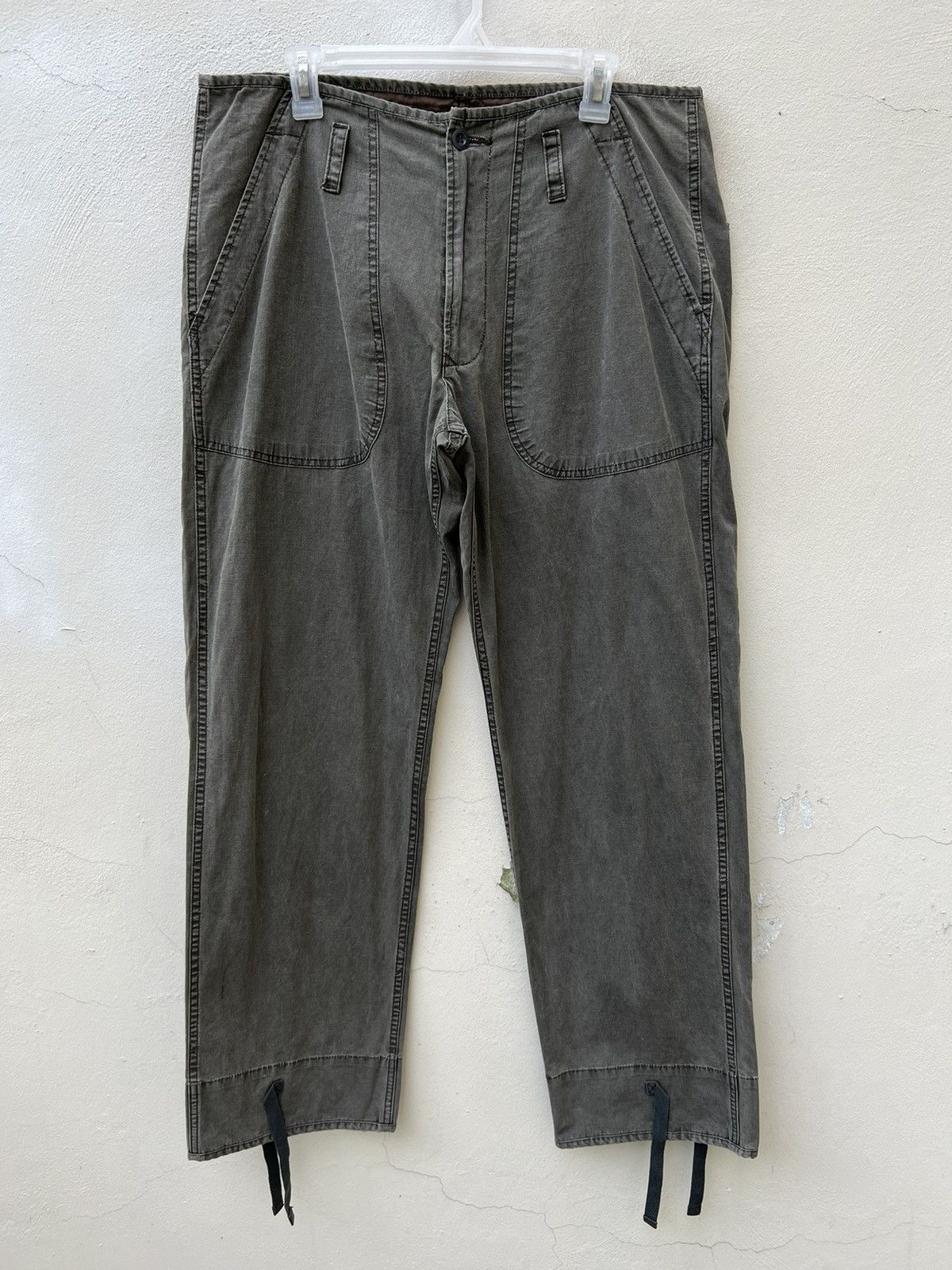 Denime × Japanese Brand Vintage 90s Denime Orizzonti Japan Military Trouser Pant Size US 34 / EU 50 - 6 Thumbnail