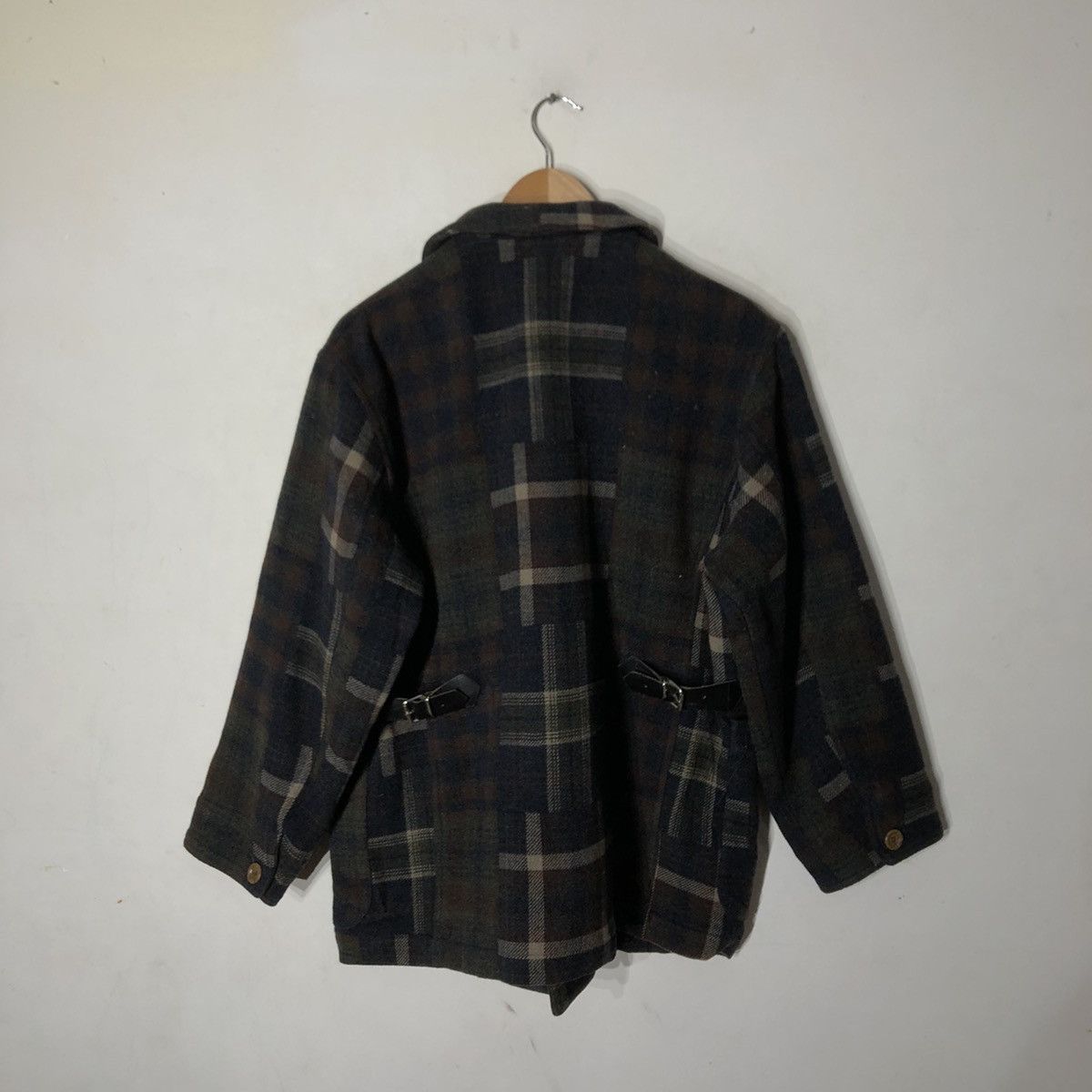 Japanese Brand Box Pattern Wool Jacket Nicole Club Size US M / EU 48-50 / 2 - 5 Thumbnail