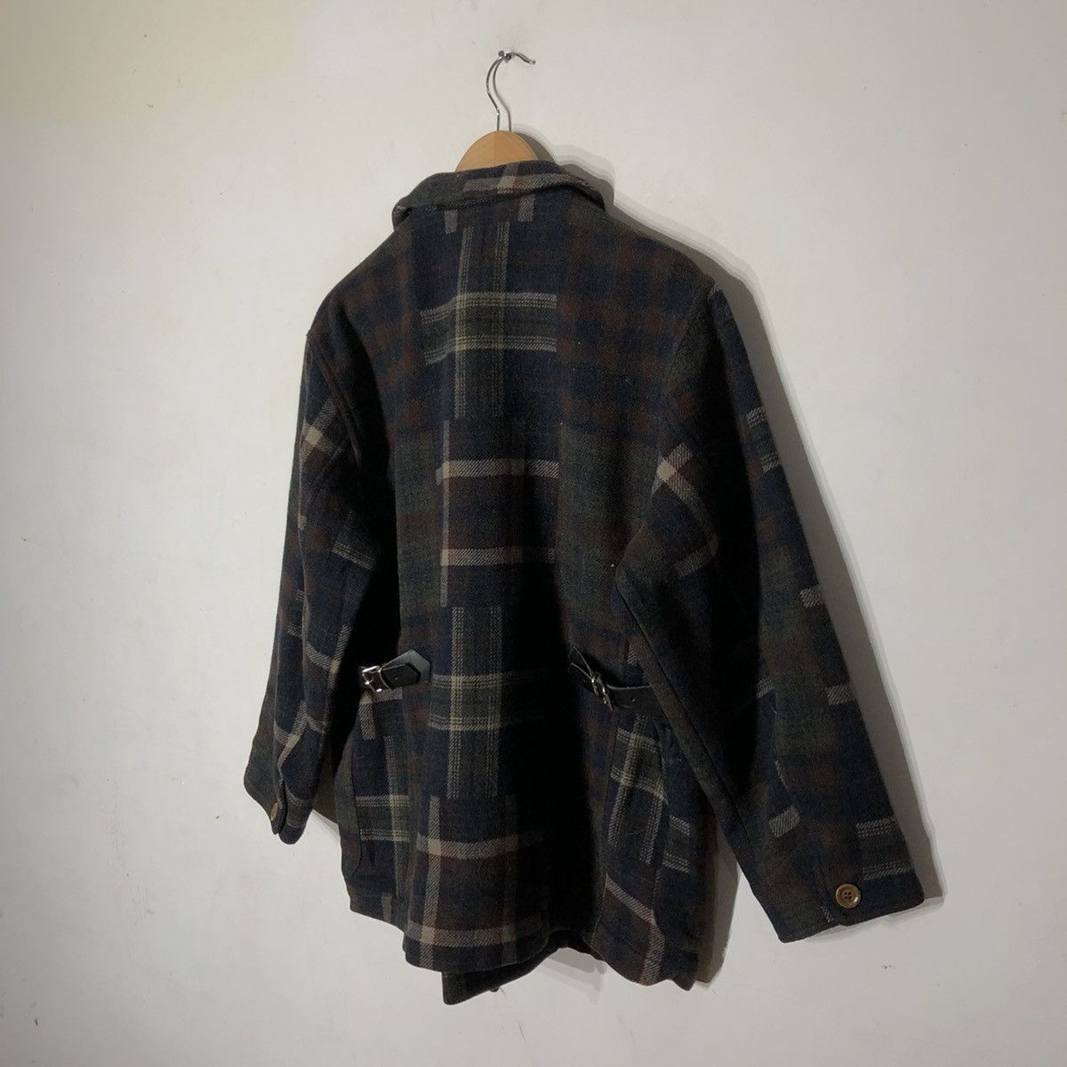 Japanese Brand Box Pattern Wool Jacket Nicole Club Size US M / EU 48-50 / 2 - 6 Thumbnail