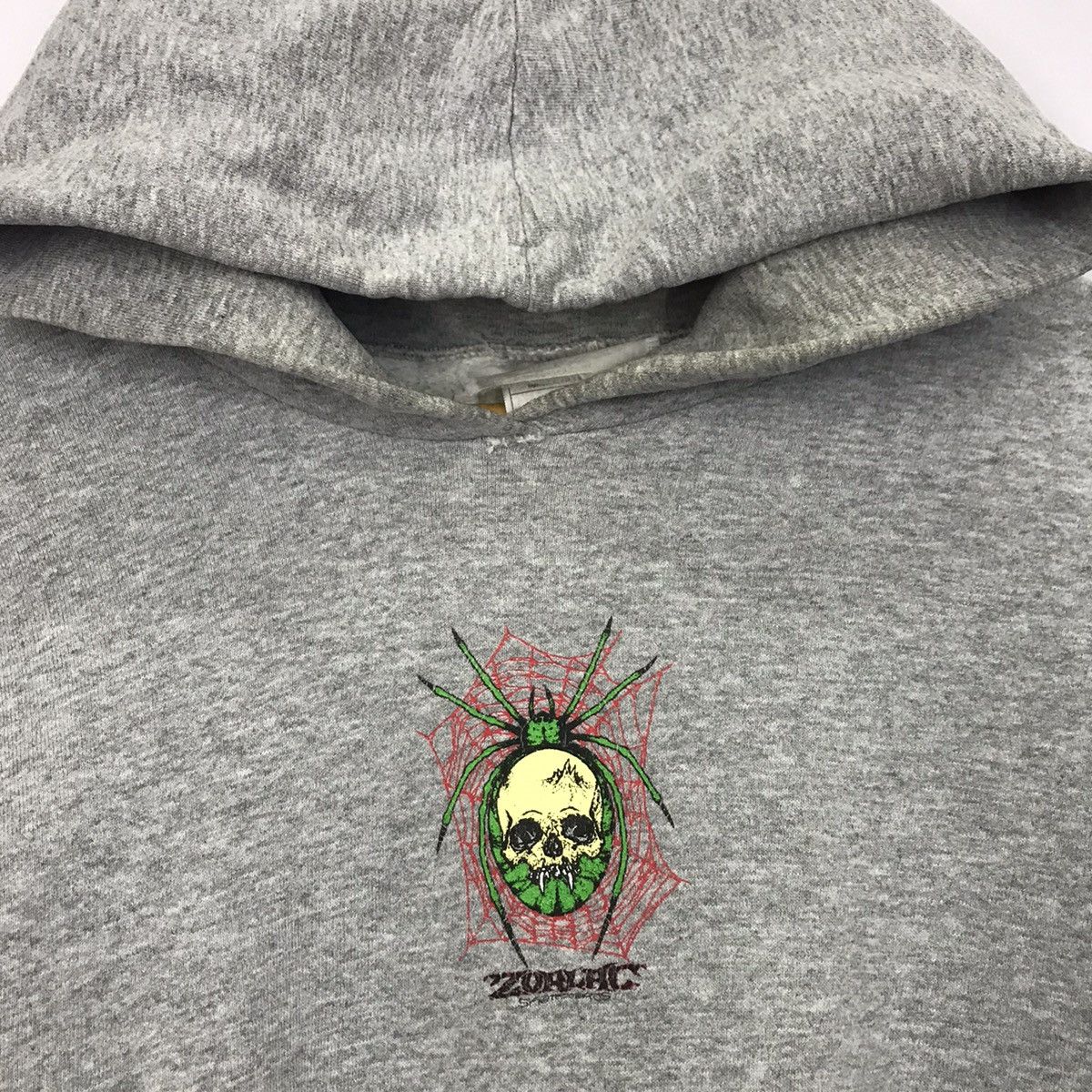 Vintage 🔥80s Zorlac skateboard Streetwear hoodies Size US XL / EU 56 / 4 - 2 Thumbnail