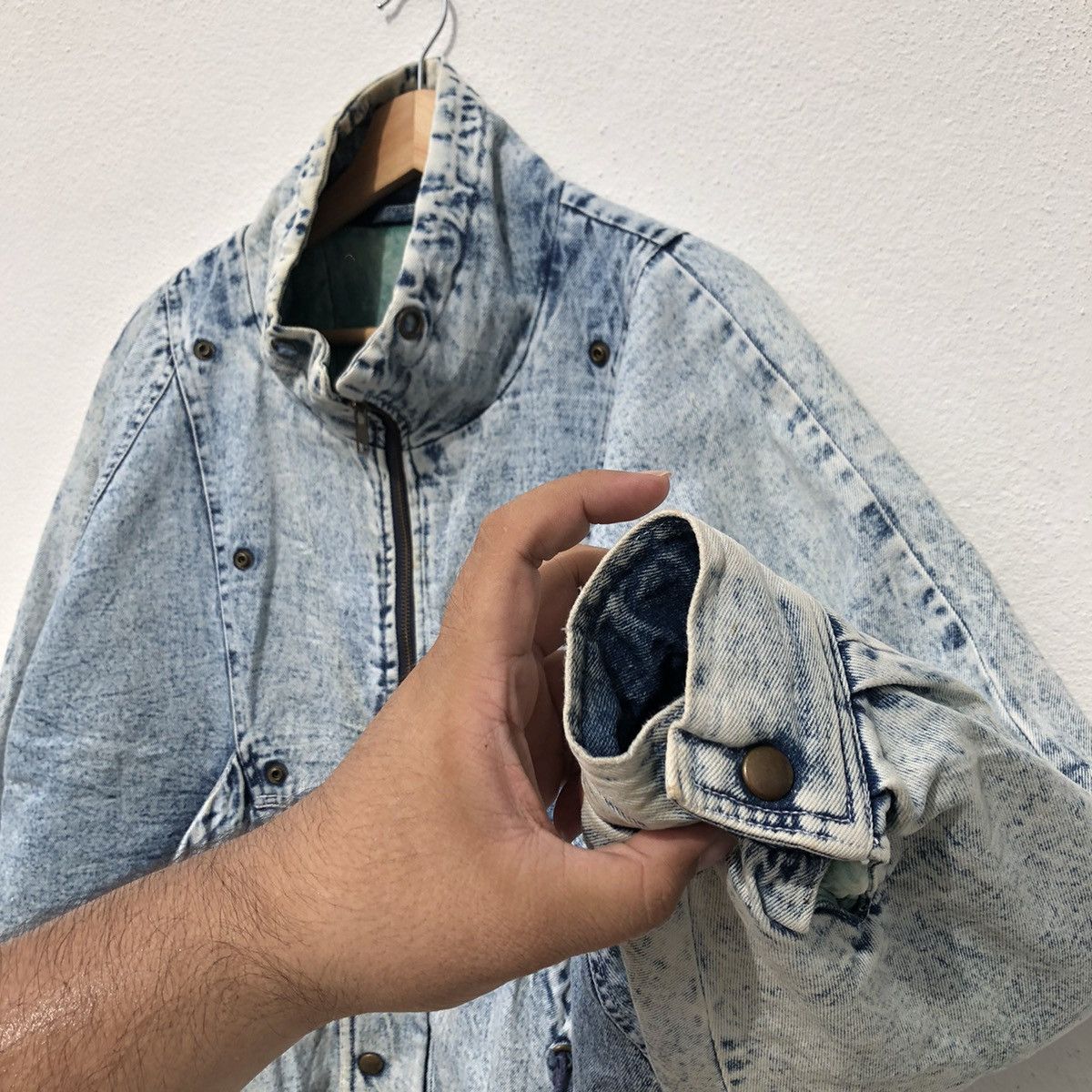 Japanese Brand ACID WASH STYLE DENIM JACKET JAPANESE BRAND Size US L / EU 52-54 / 3 - 6 Thumbnail
