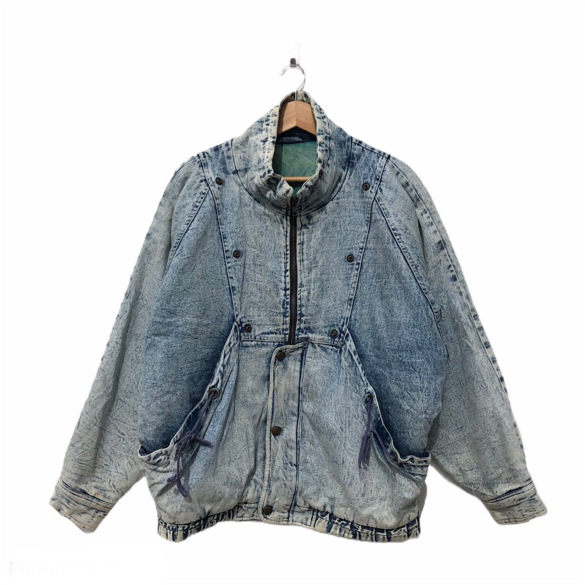 Japanese Brand ACID WASH STYLE DENIM JACKET JAPANESE BRAND Size US L / EU 52-54 / 3 - 1 Thumbnail