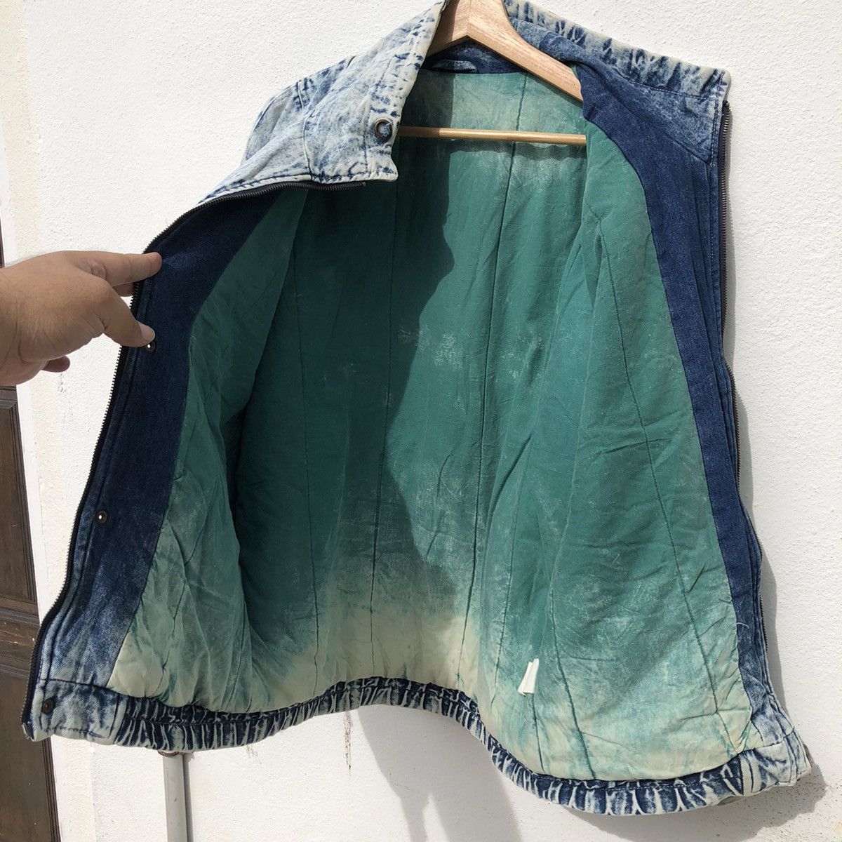 Japanese Brand ACID WASH STYLE DENIM JACKET JAPANESE BRAND Size US L / EU 52-54 / 3 - 10 Thumbnail