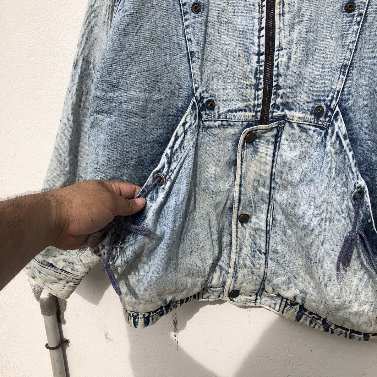 Japanese Brand ACID WASH STYLE DENIM JACKET JAPANESE BRAND Size US L / EU 52-54 / 3 - 5 Thumbnail