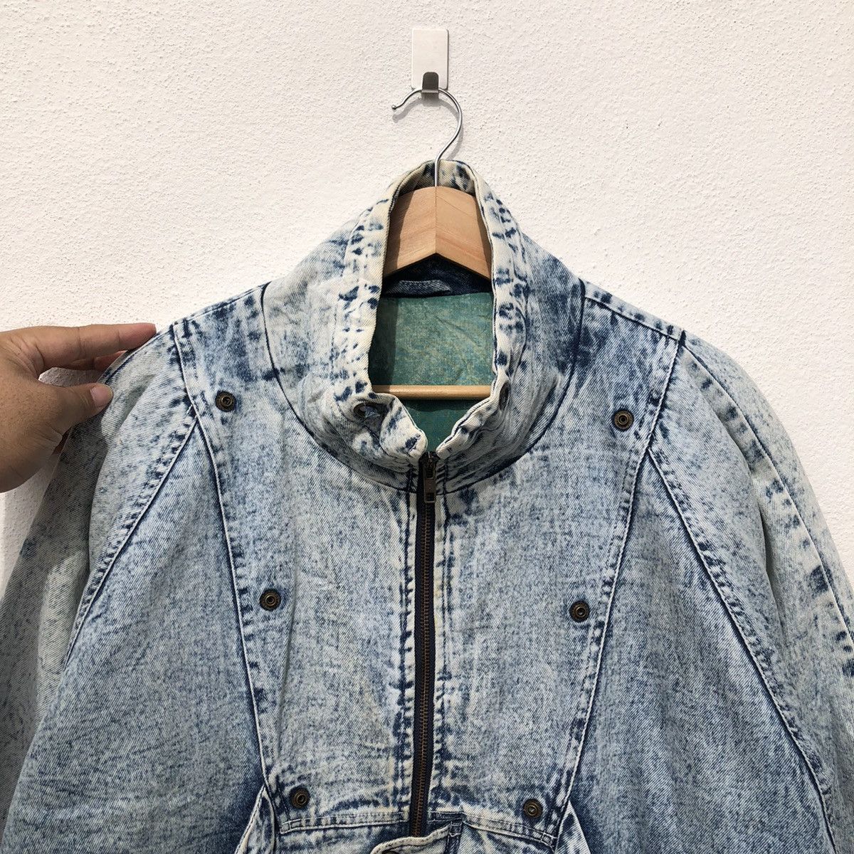 Japanese Brand ACID WASH STYLE DENIM JACKET JAPANESE BRAND Size US L / EU 52-54 / 3 - 3 Thumbnail