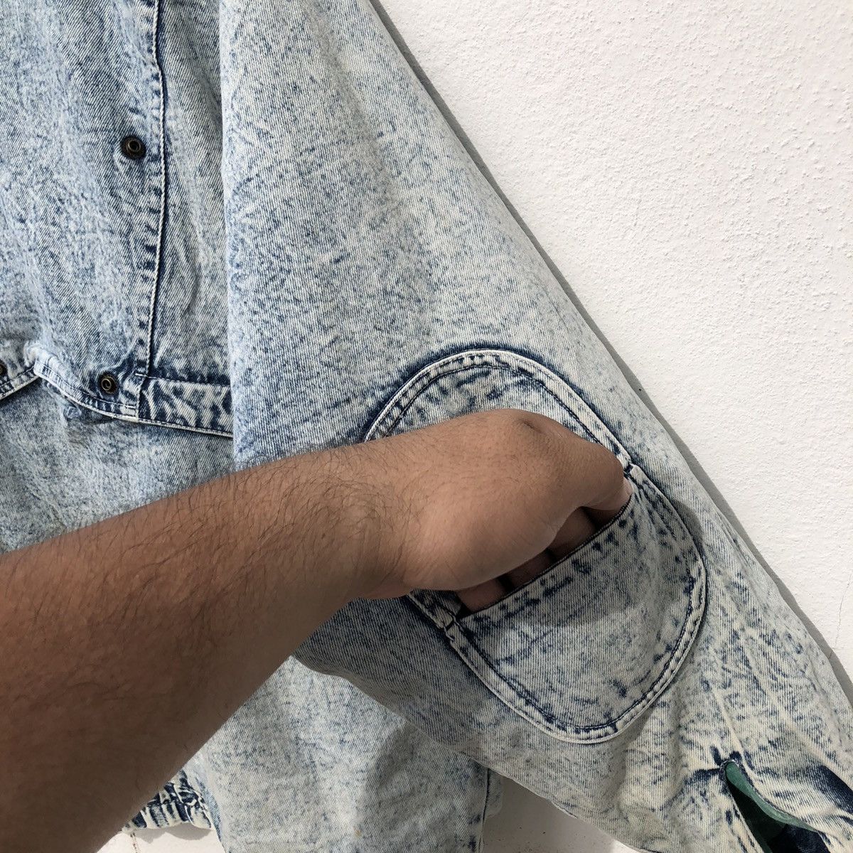 Japanese Brand ACID WASH STYLE DENIM JACKET JAPANESE BRAND Size US L / EU 52-54 / 3 - 8 Thumbnail