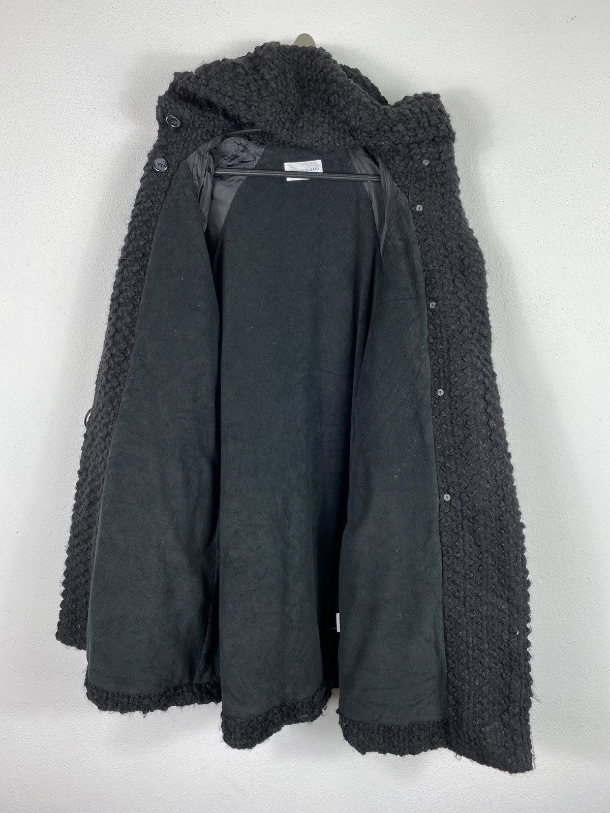 Designer × Issey Miyake × Tsumori Chisato Tsumori Chisato SherpaFleece Long Jacket With Hoodies black Size US M / EU 48-50 / 2 - 5 Thumbnail