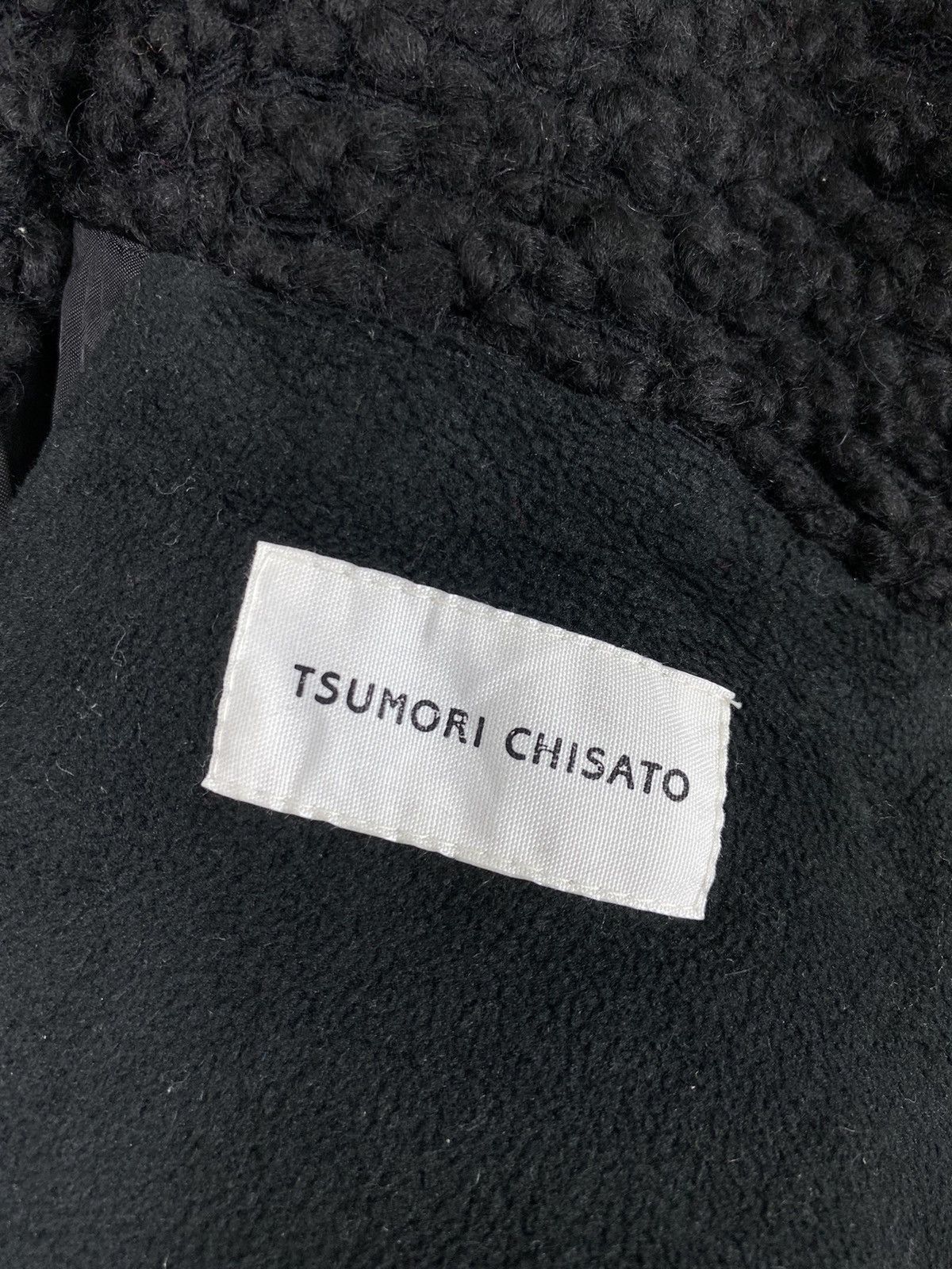 Designer × Issey Miyake × Tsumori Chisato Tsumori Chisato SherpaFleece Long Jacket With Hoodies black Size US M / EU 48-50 / 2 - 8 Thumbnail