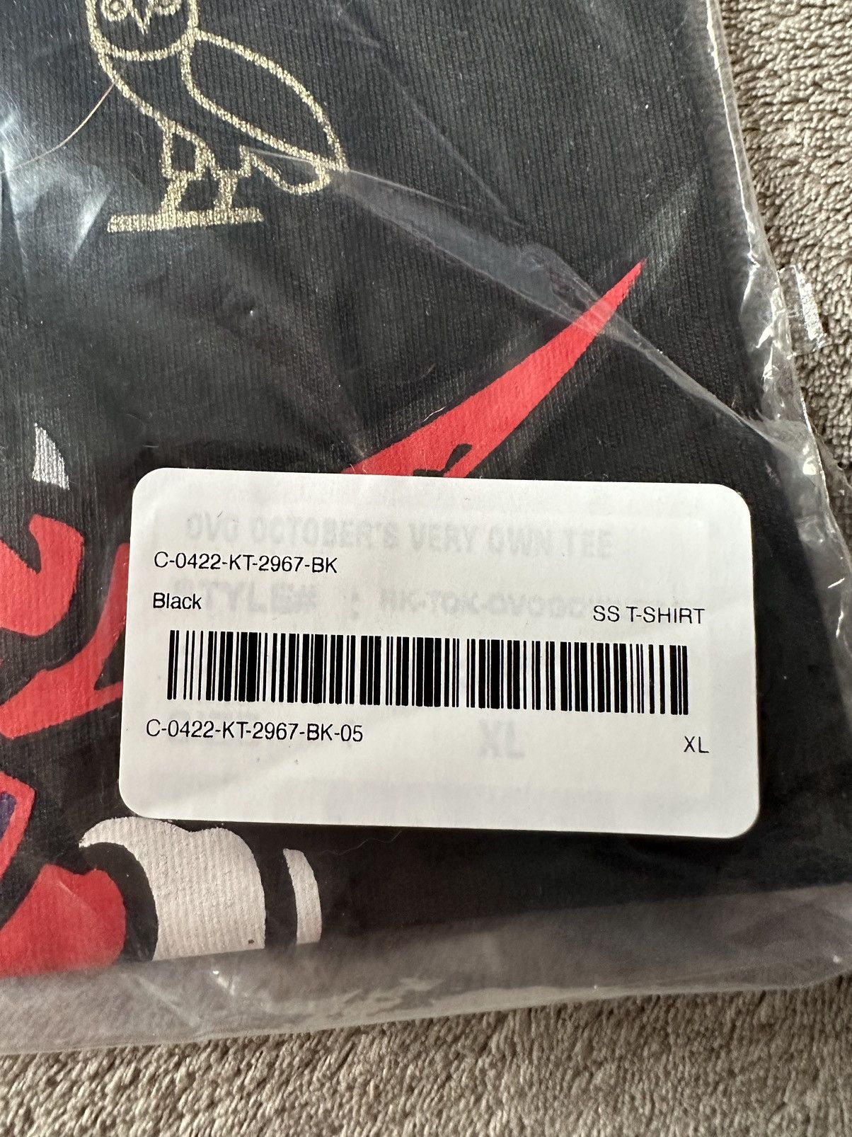 Mitchell & Ness × NBA × October's Very Own OVO Toronto Raptors x Mitchell & Ness T-Shirt new with tags Size US XL / EU 56 / 4 - 3 Thumbnail