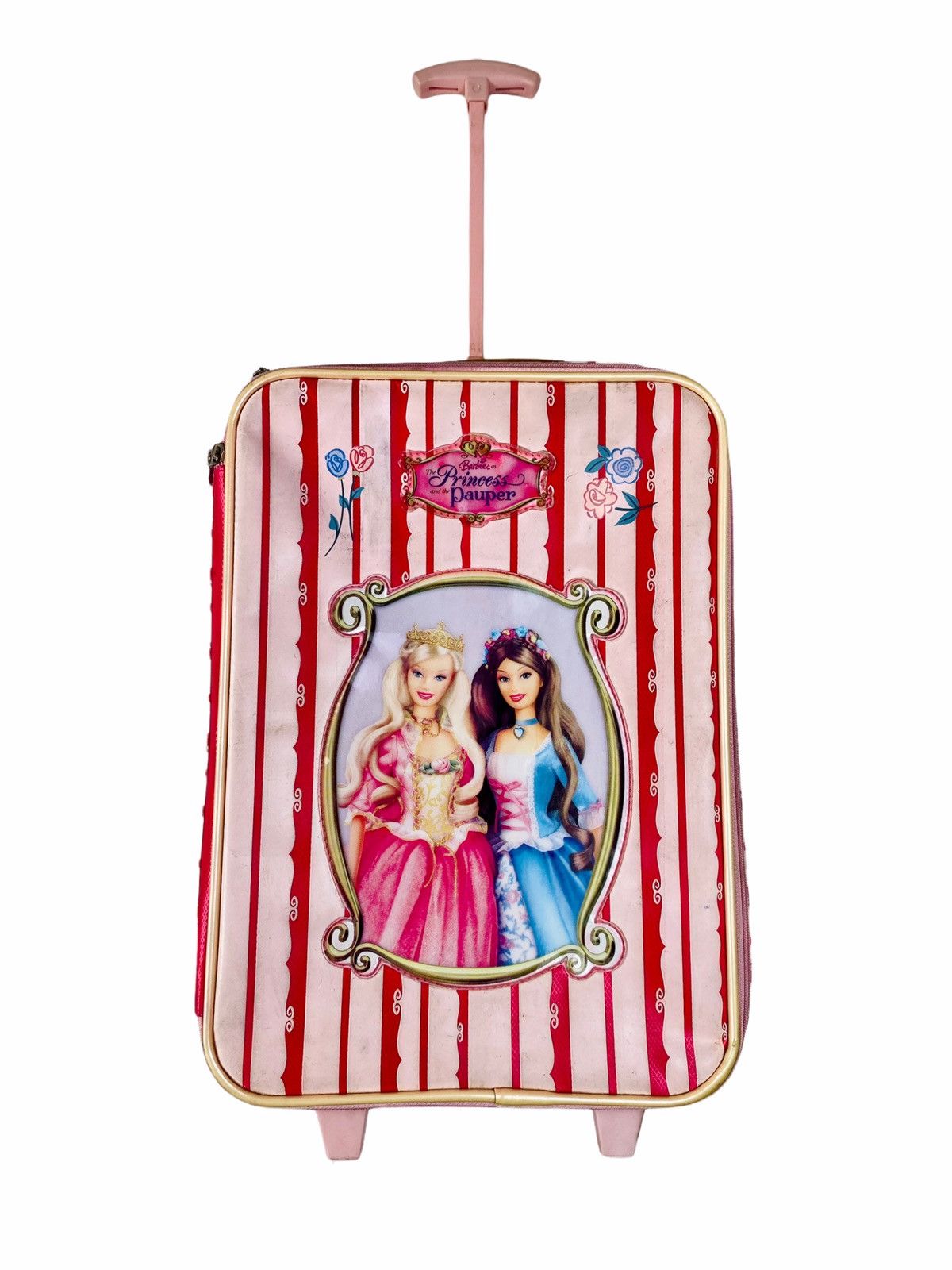 image of Movie x Vintage 2004 Barbie As The Princess & The Pauper Big Suitcase in Pink, Men's