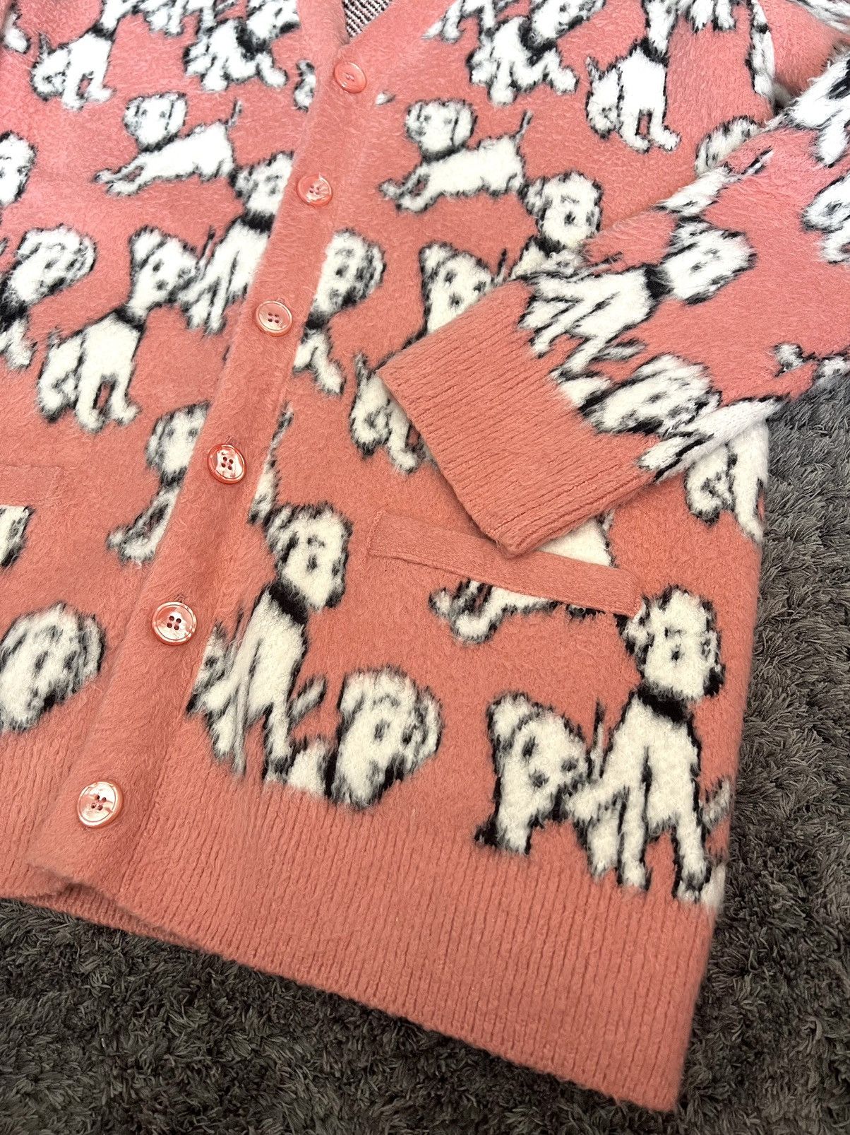 Celine × Hedi Slimane SS22 Puppy Jacquard Cardigan XS/S/M/L Size US M / EU 48-50 / 2 - 3 Thumbnail
