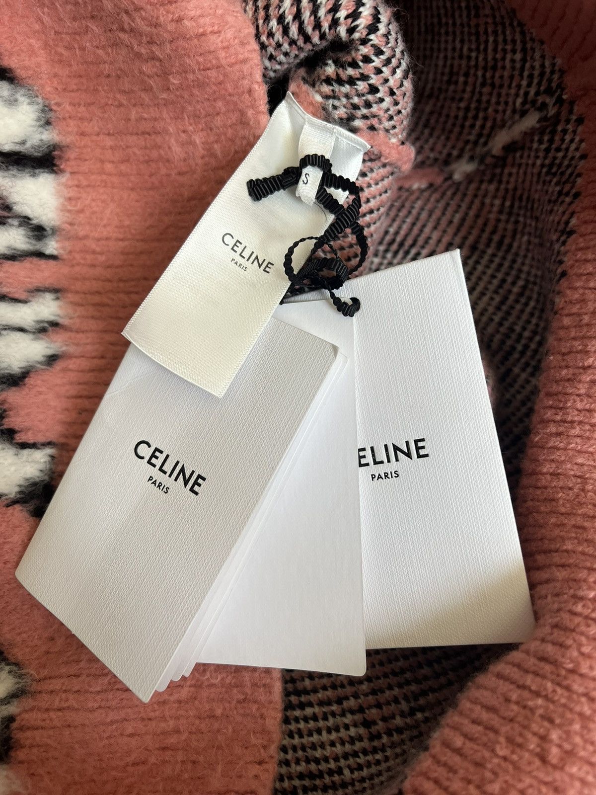 Celine × Hedi Slimane SS22 Puppy Jacquard Cardigan XS/S/M/L Size US M / EU 48-50 / 2 - 6 Thumbnail