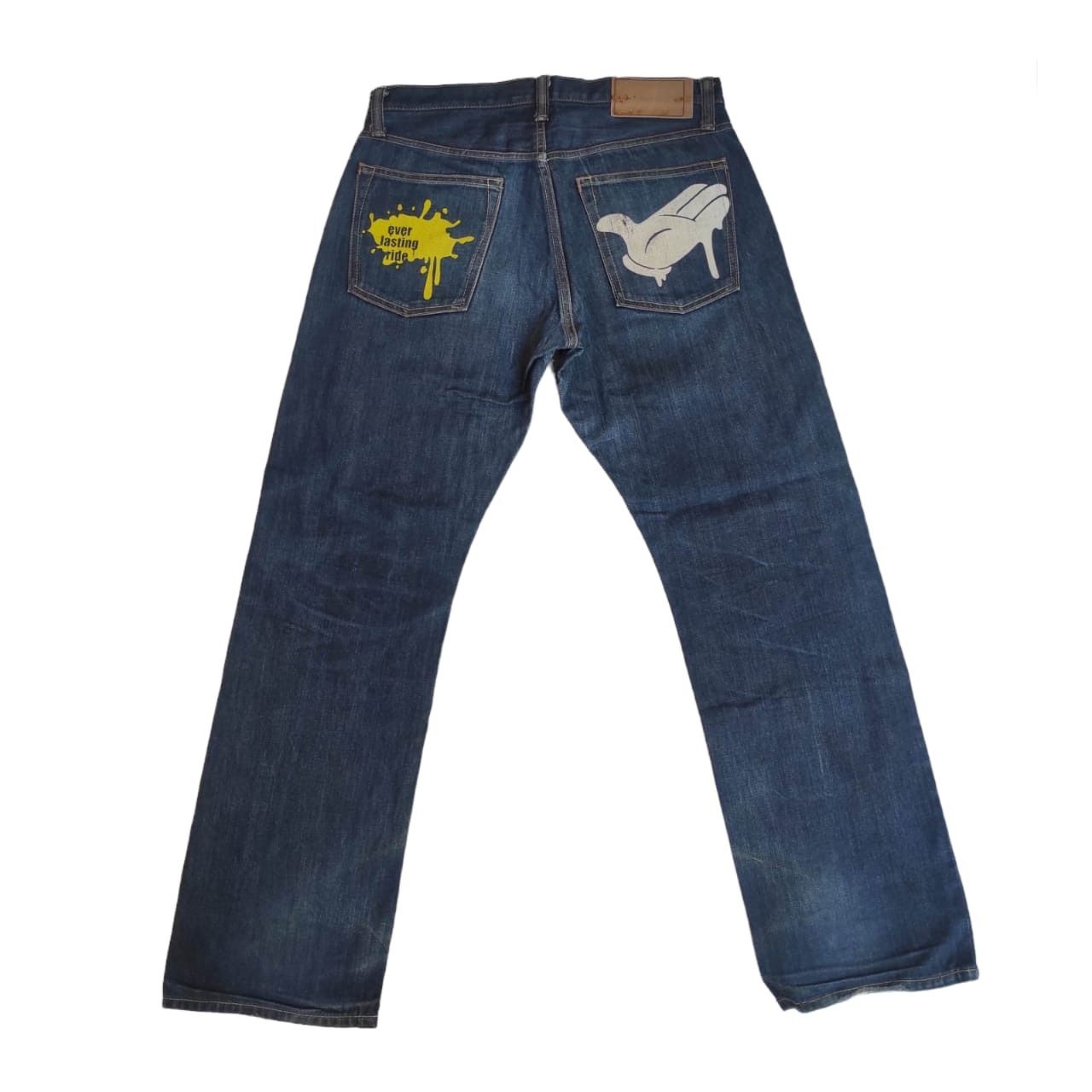 Japanese Brand Everlasting Ride Selvedge Denim jeans size L Size US 30 / EU 46 - 2 Thumbnail