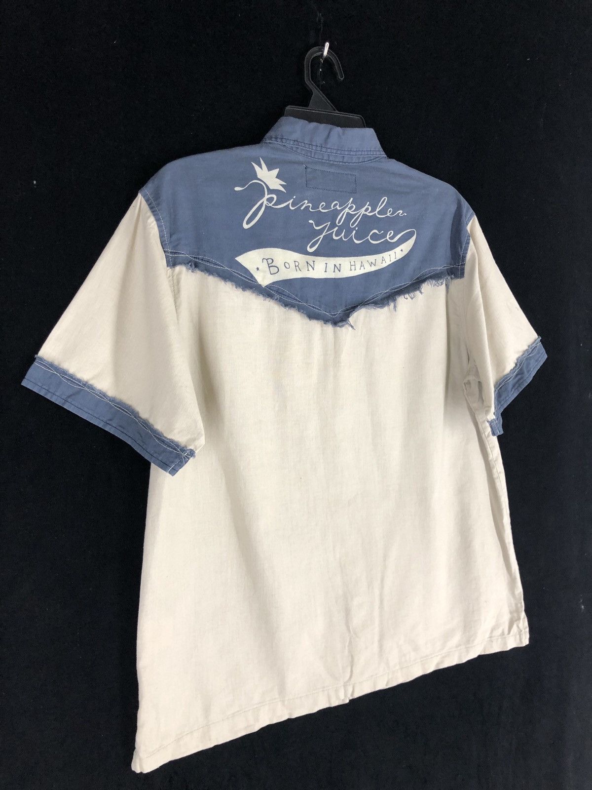 Japanese Brand × Vintage PINEAPPLE JUICE Japanese Hawaiian Shirt Size US L / EU 52-54 / 3 - 4 Thumbnail