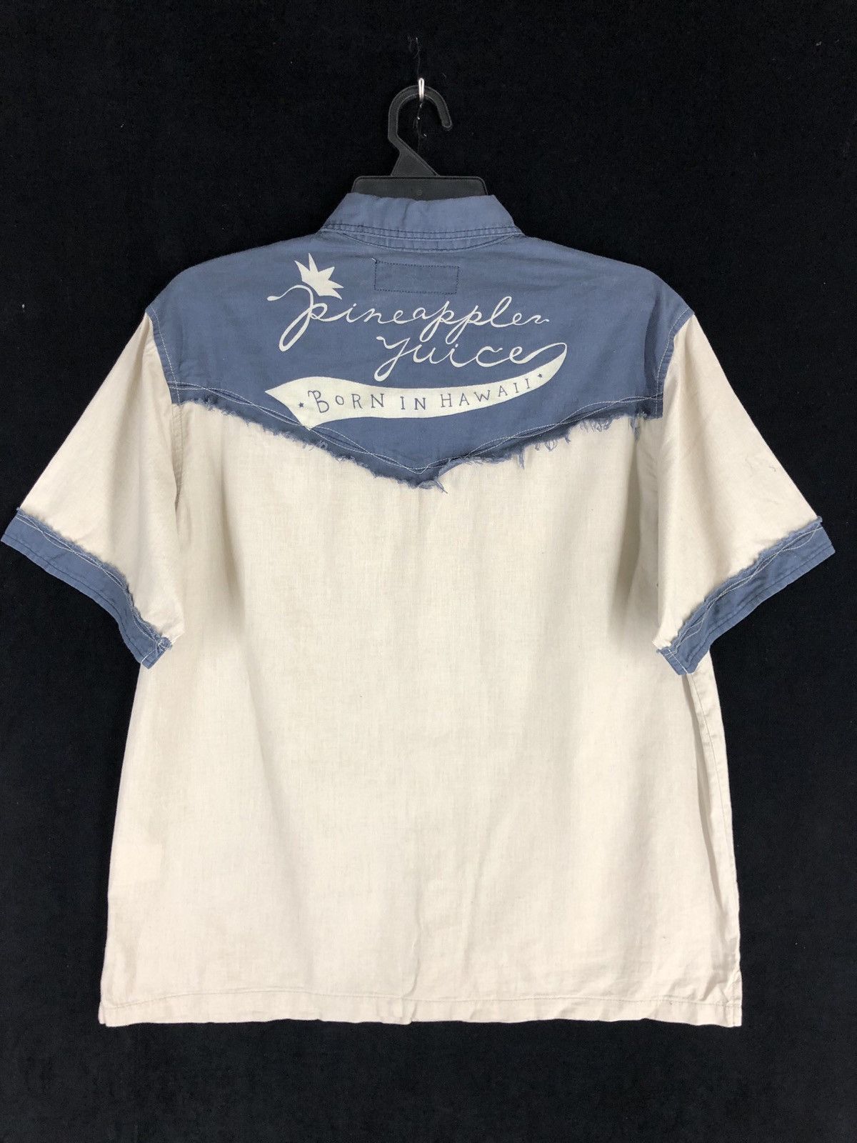 Japanese Brand × Vintage PINEAPPLE JUICE Japanese Hawaiian Shirt Size US L / EU 52-54 / 3 - 1 Thumbnail