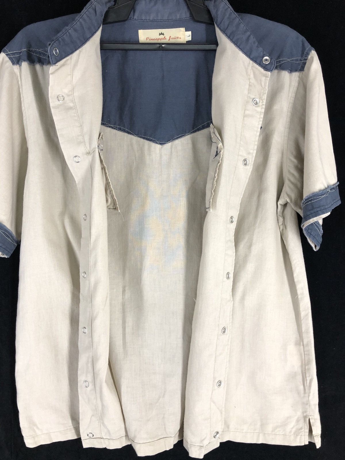 Japanese Brand × Vintage PINEAPPLE JUICE Japanese Hawaiian Shirt Size US L / EU 52-54 / 3 - 5 Thumbnail
