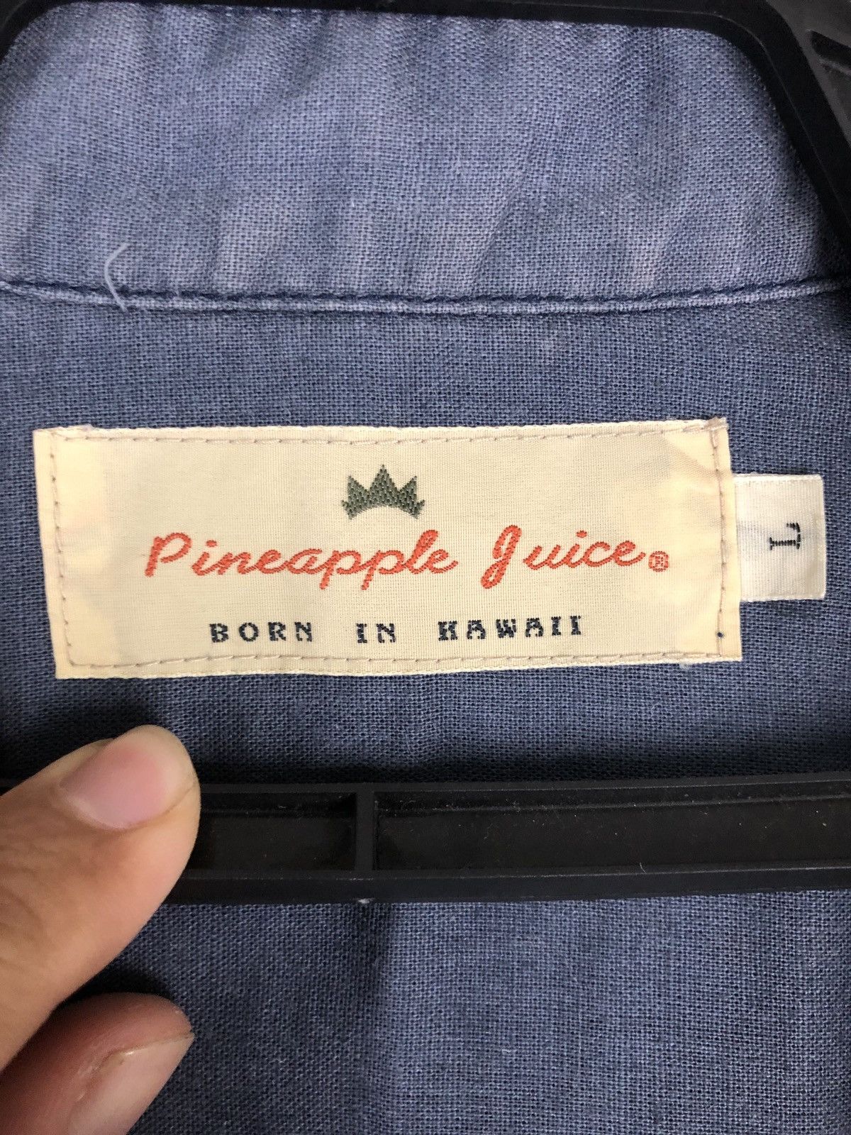 Japanese Brand × Vintage PINEAPPLE JUICE Japanese Hawaiian Shirt Size US L / EU 52-54 / 3 - 9 Thumbnail
